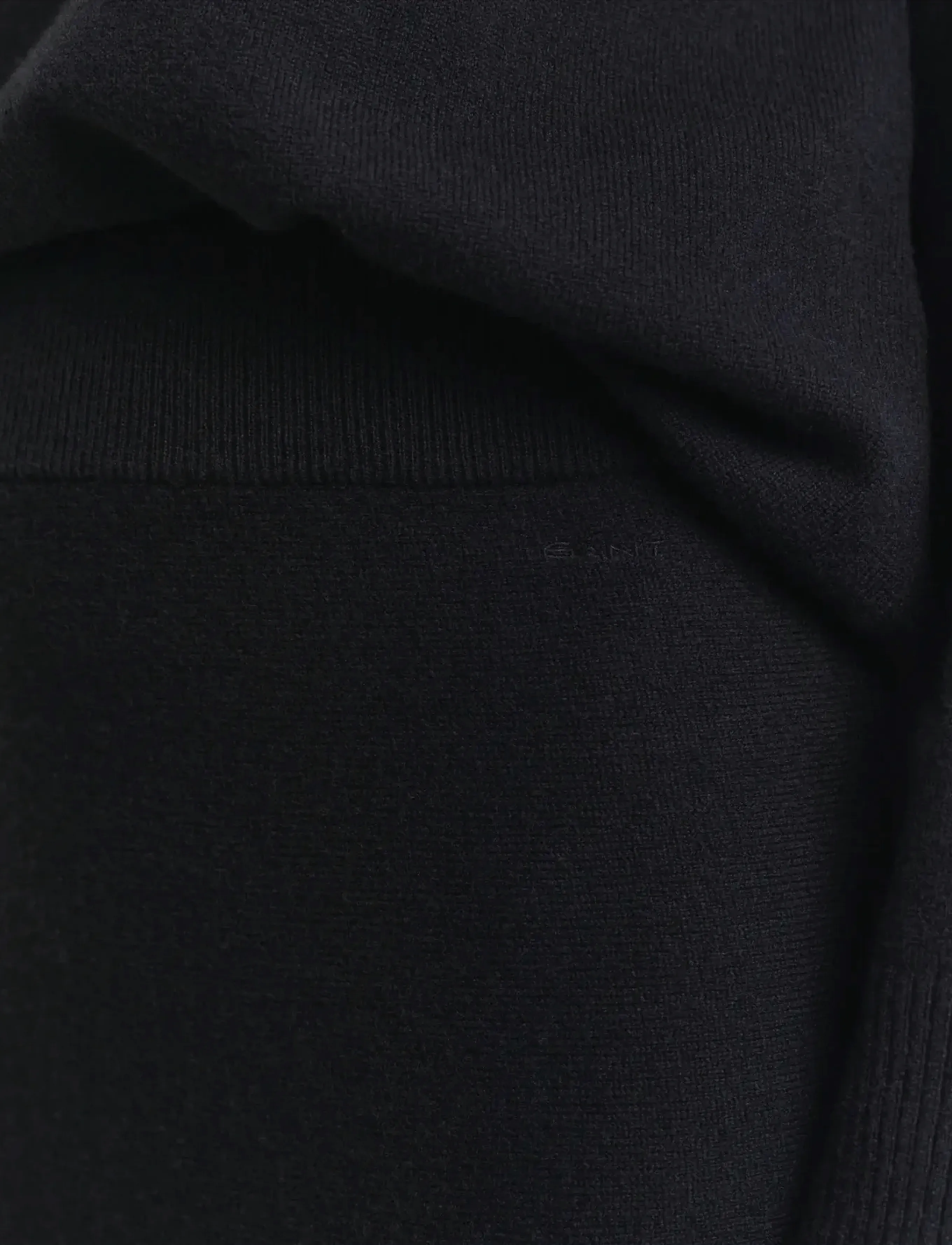 Gant - SUPERFINE LAMBSWOOL SKIRT - strikkede nederdele - black - 4