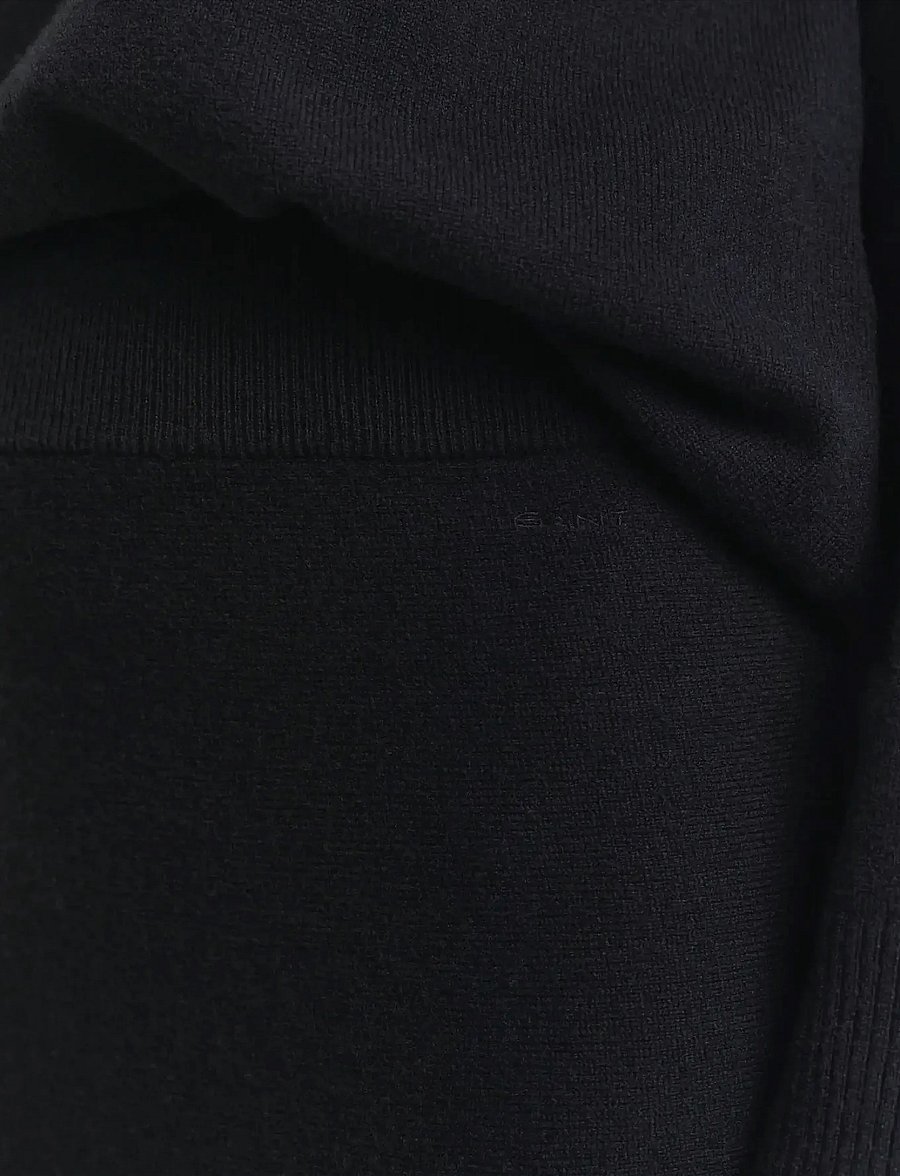 Gant - SUPERFINE LAMBSWOOL SKIRT - strickröcke - black - 4