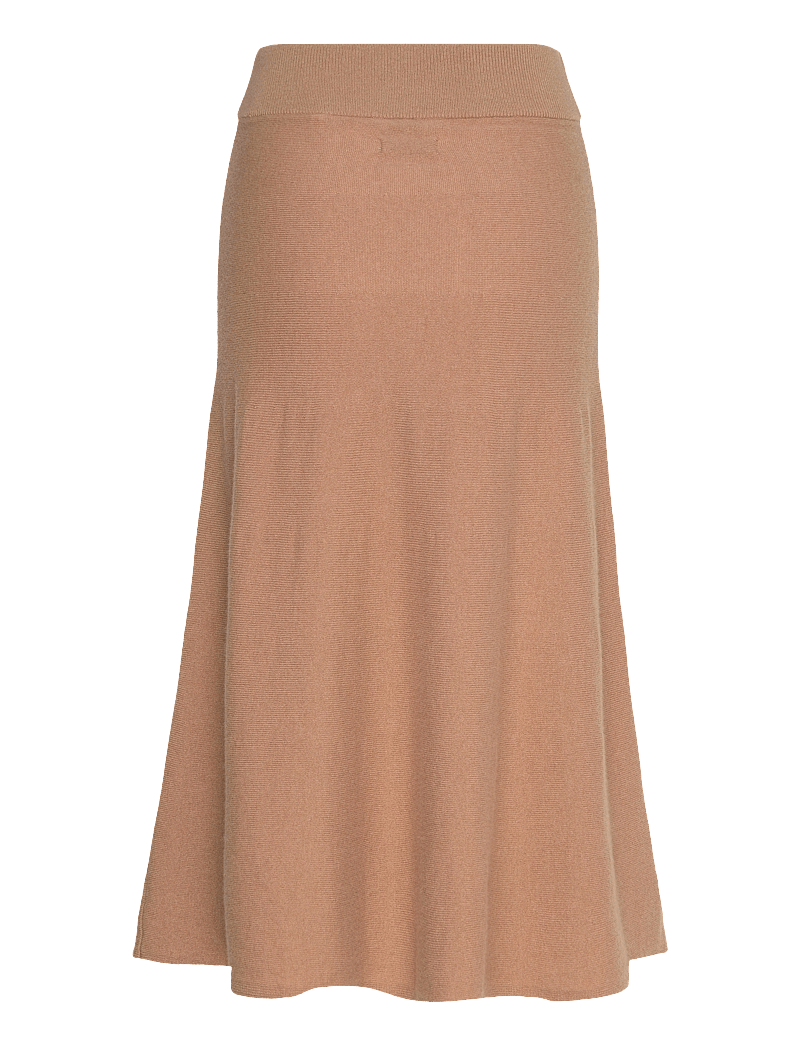 GANT - SUPERFINE LAMBSWOOL SKIRT - strikkede nederdele - caramel beige - 2