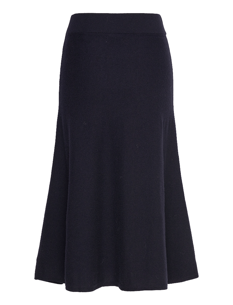 GANT - SUPERFINE LAMBSWOOL SKIRT - strikkede nederdele - evening blue - 2