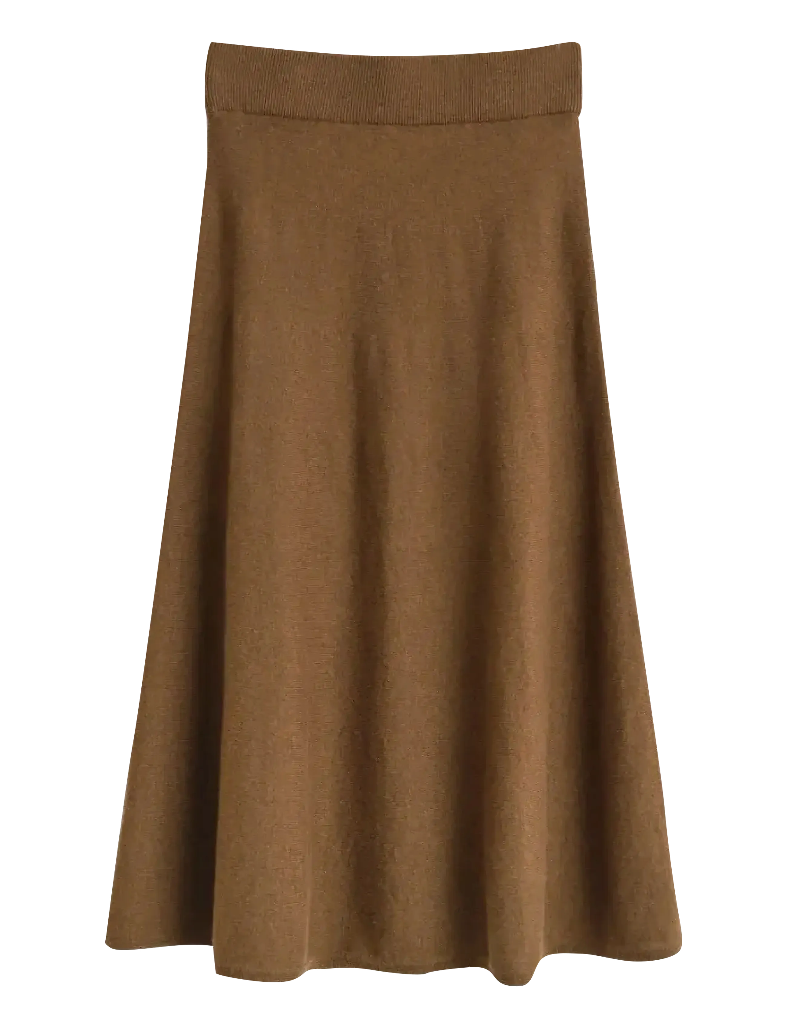 Gant SUPERFINE LAMBSWOOL SKIRT - GANT - WARM KHAKI / beige