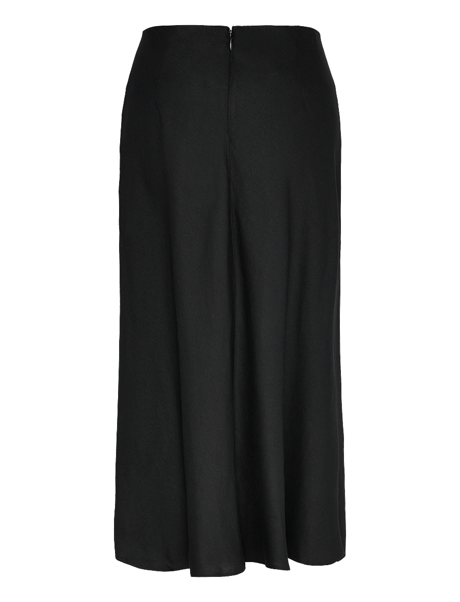 Gant - LINEN BLEND SKIRT - midi rokken - black - 2