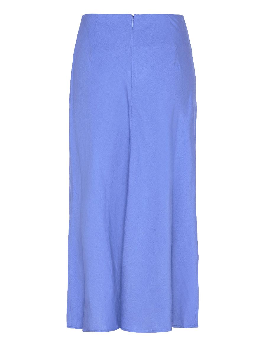 Gant - LINEN BLEND SKIRT - midi-röcke - perfect blue - 2