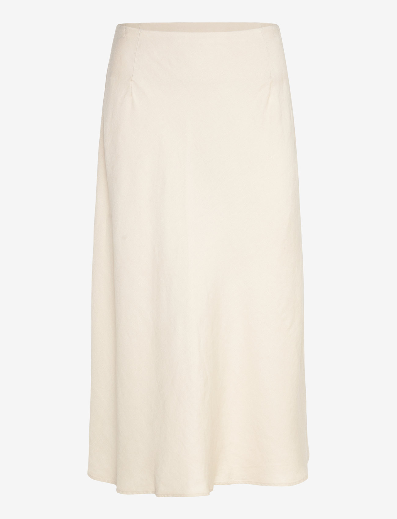 GANT - LINEN BLEND SKIRT - midi-röcke - putty - 1