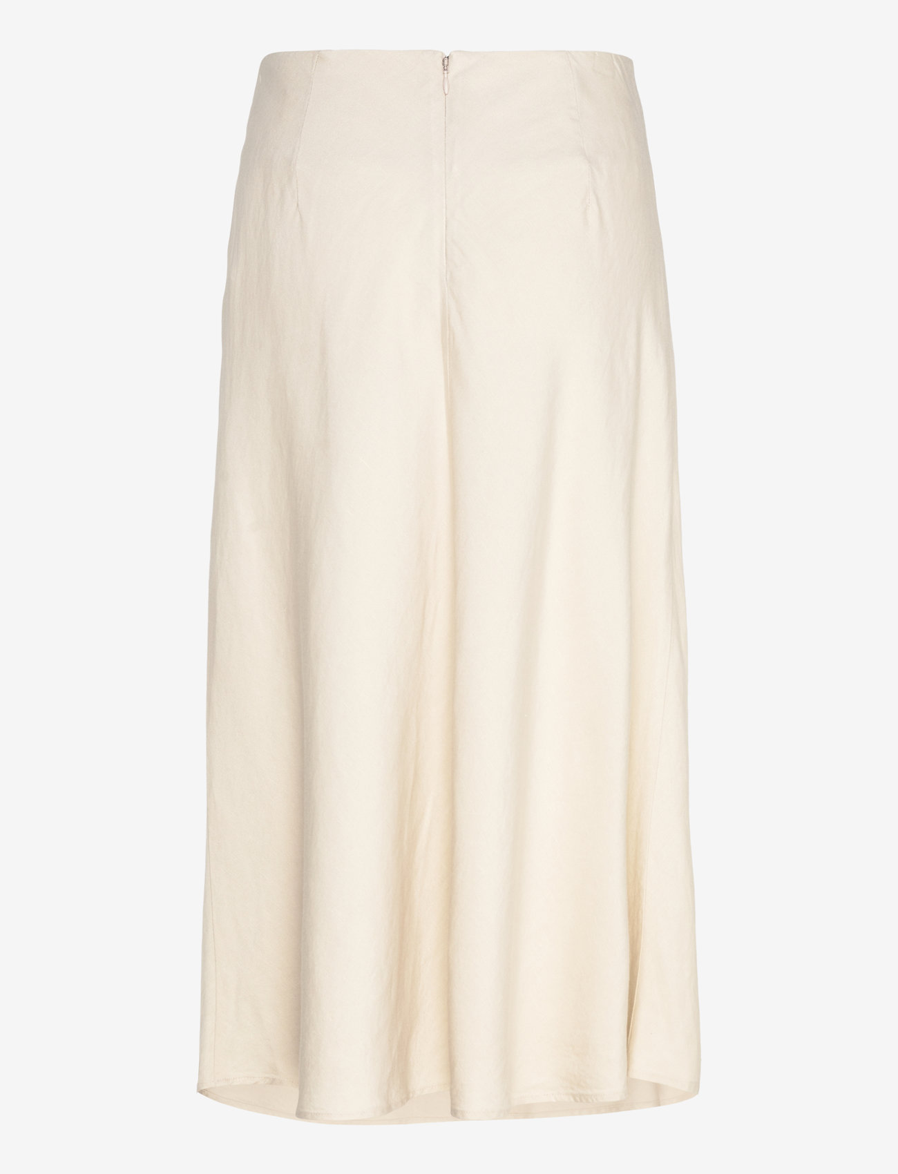GANT - LINEN BLEND SKIRT - midi-röcke - putty - 2