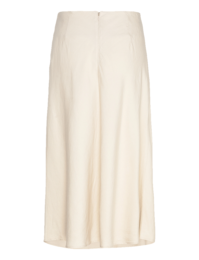 GANT - LINEN BLEND SKIRT - midi nederdele - putty - 1