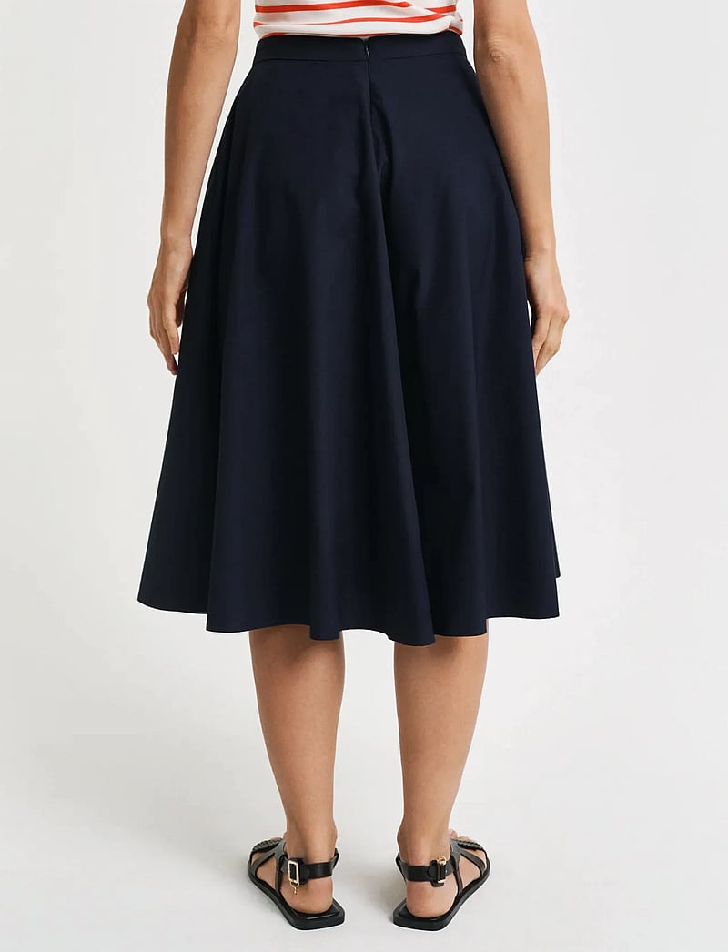 GANT - LIGHTWEIGHT CHINO SKIRT - midi svārki - evening blue - 3