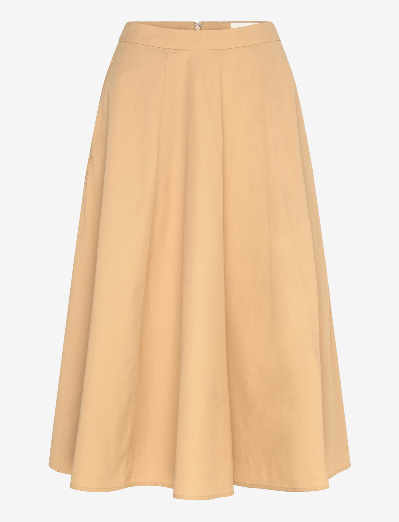 GANT - LIGHTWEIGHT CHINO SKIRT - midi kjolar - oak beige - 1