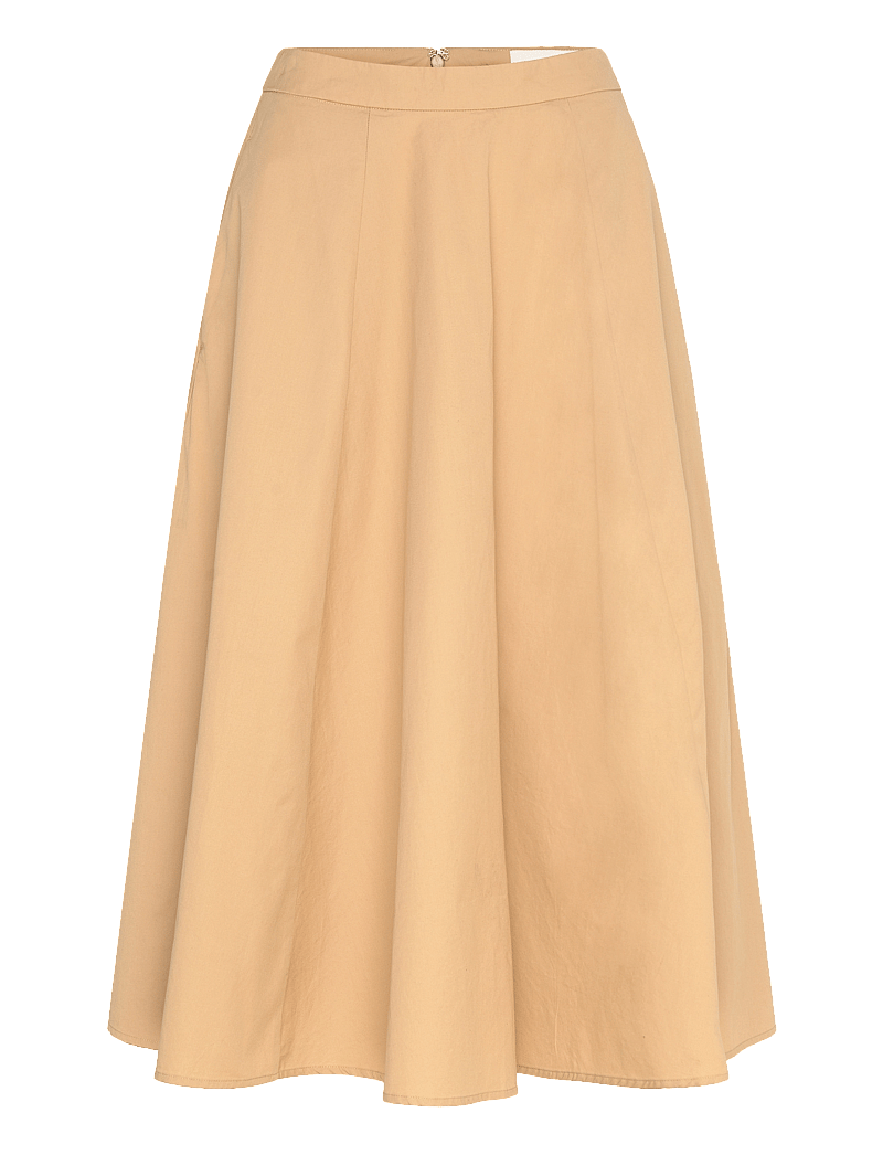 GANT - LIGHTWEIGHT CHINO SKIRT - midi kjolar - oak beige - 1