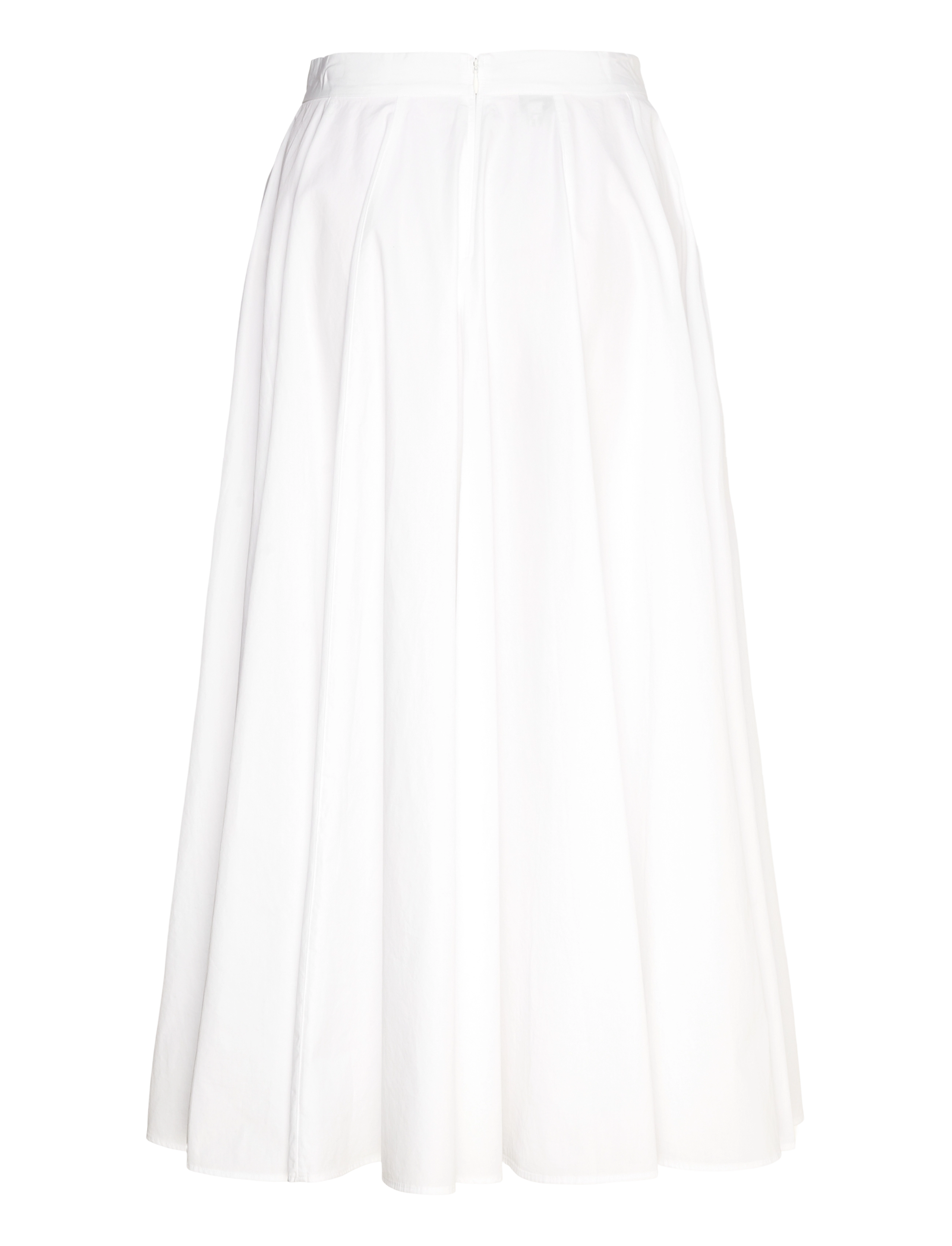 Gant - MIDI COTTON SKIRT - midi nederdele - eggshell - 2