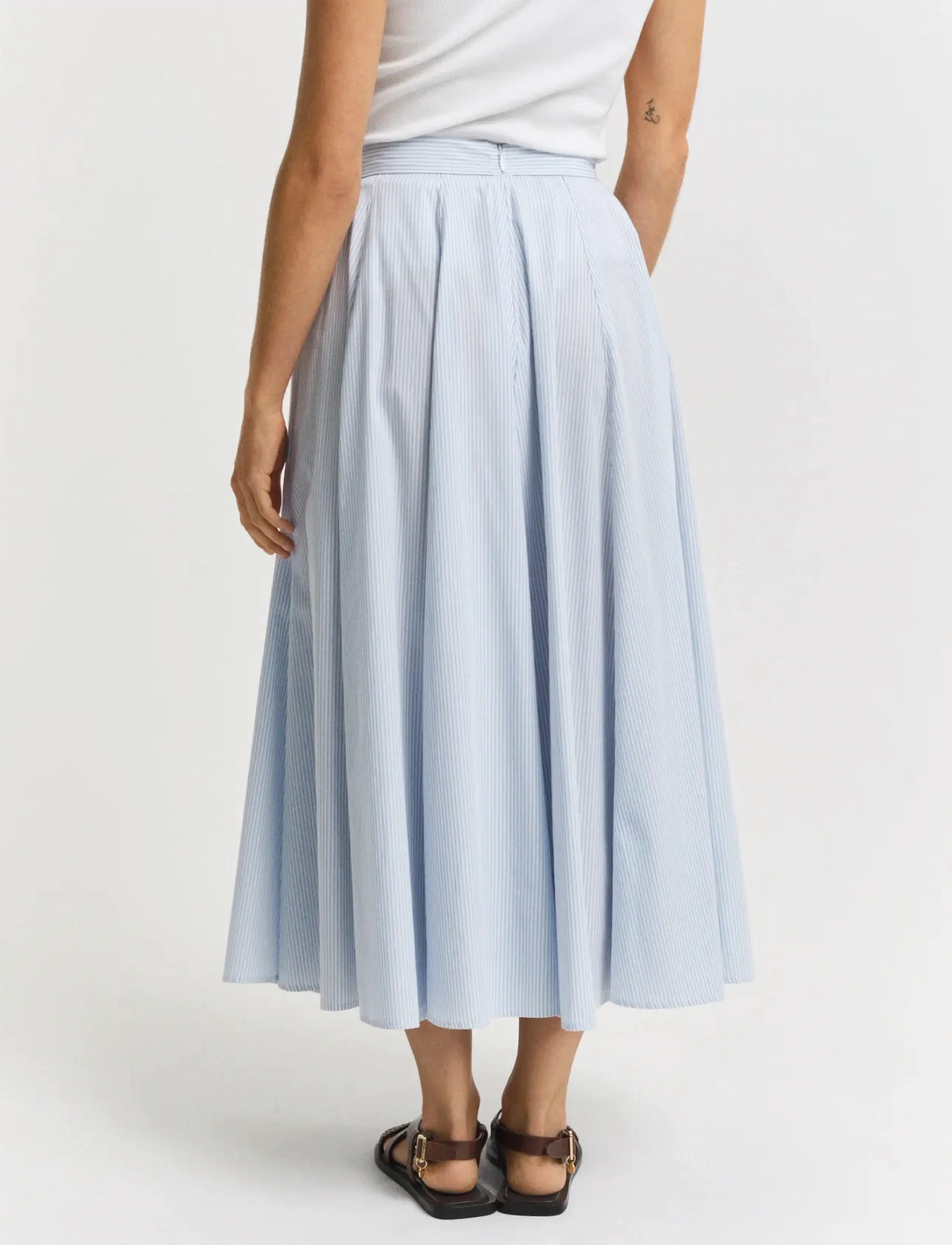 Gant - STRIPED SKIRT - fresh blue - 3