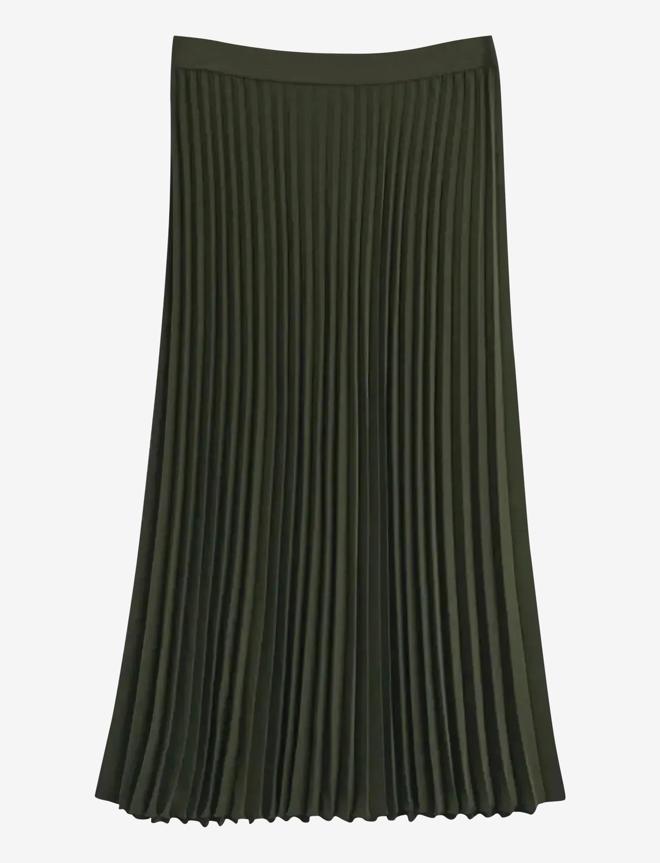 GANT - PLEATED MIDI SKIRT - plisseeritud seelikud - dark moss green - 1