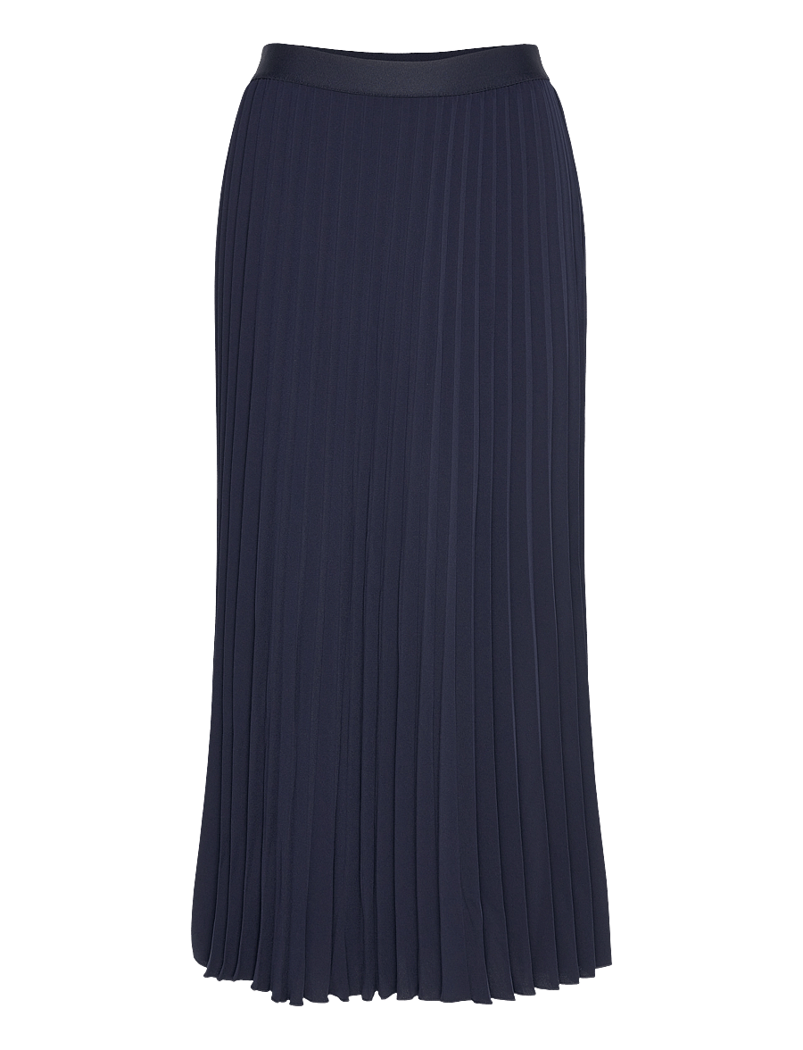 Gant - Pleated Midi Skirt - faltenröcke - evening blue - 1