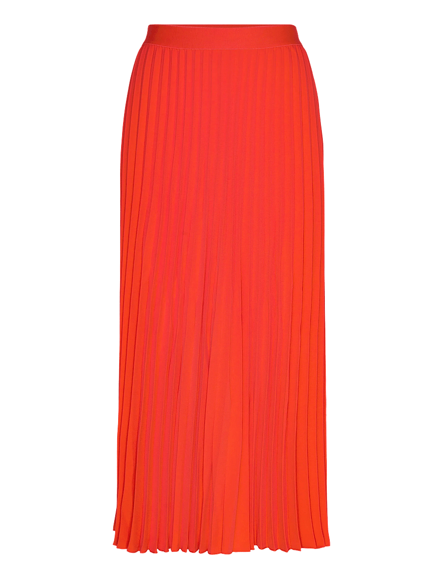 Gant - Pleated Midi Skirt - pleated skirts - perfect red - 1