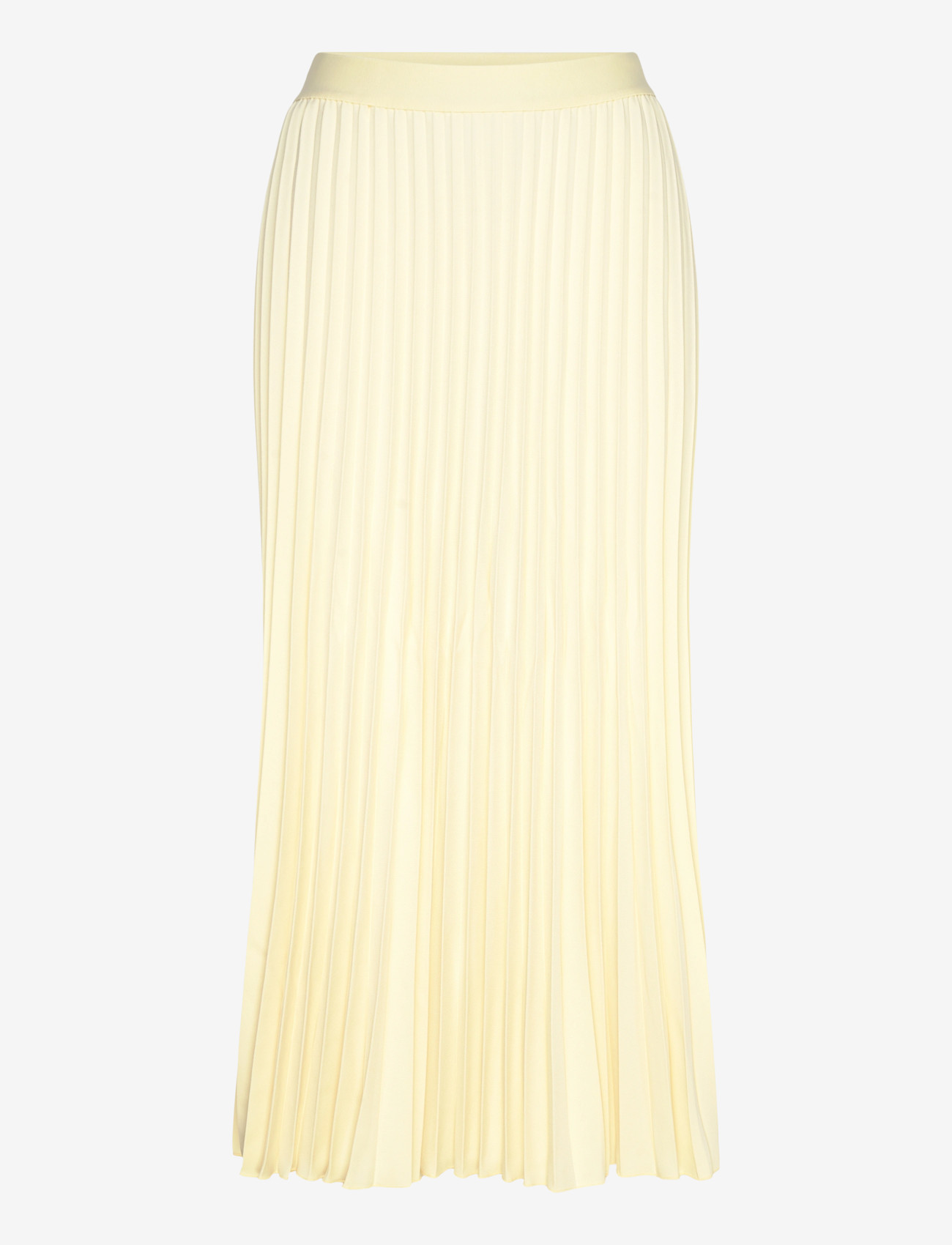 GANT - PLEATED MIDI SKIRT - plisserade kjolar - vanilla yellow - 1