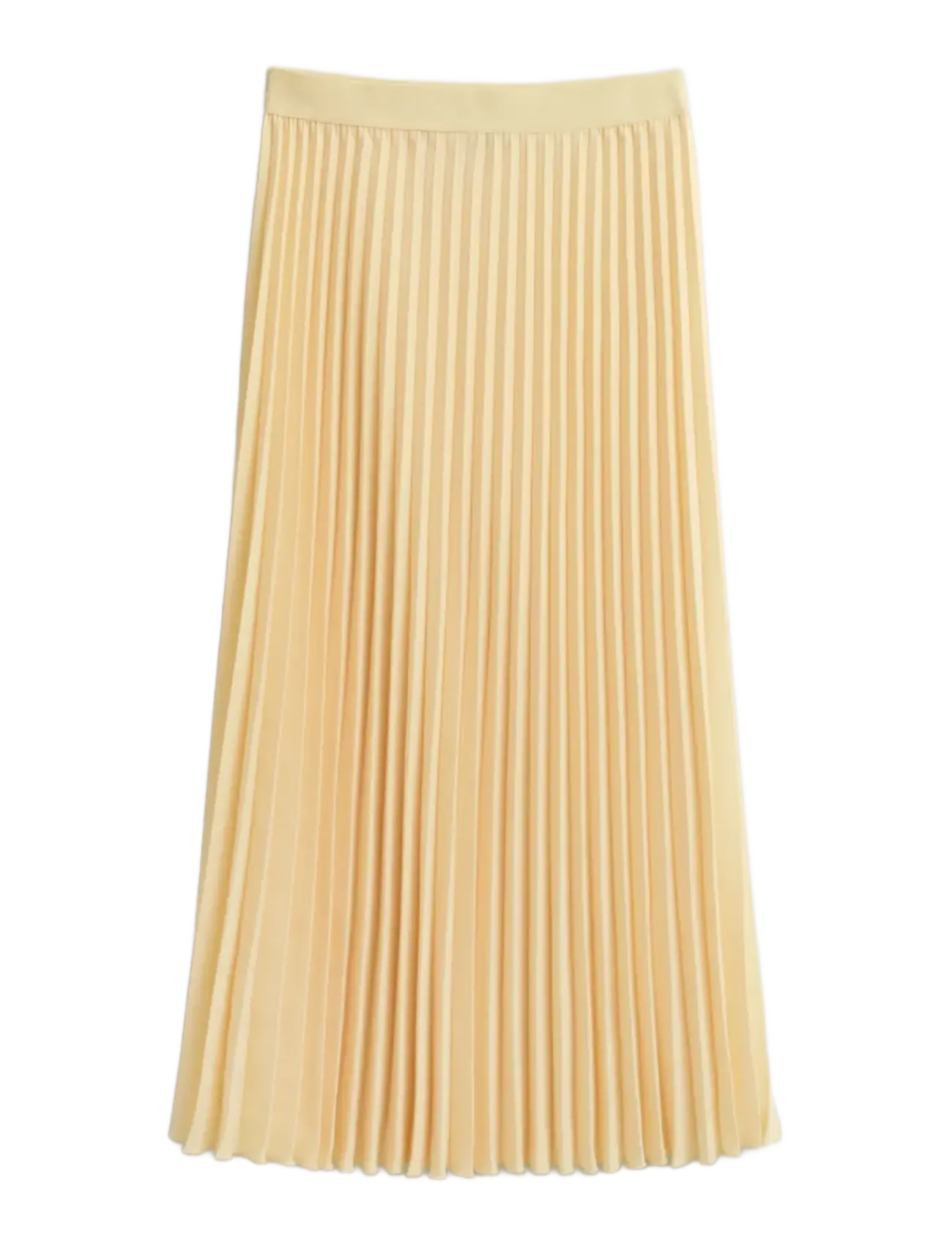 GANT PLEATED MIDI SKIRT - Kleidung - VANILLA YELLOW / yellow