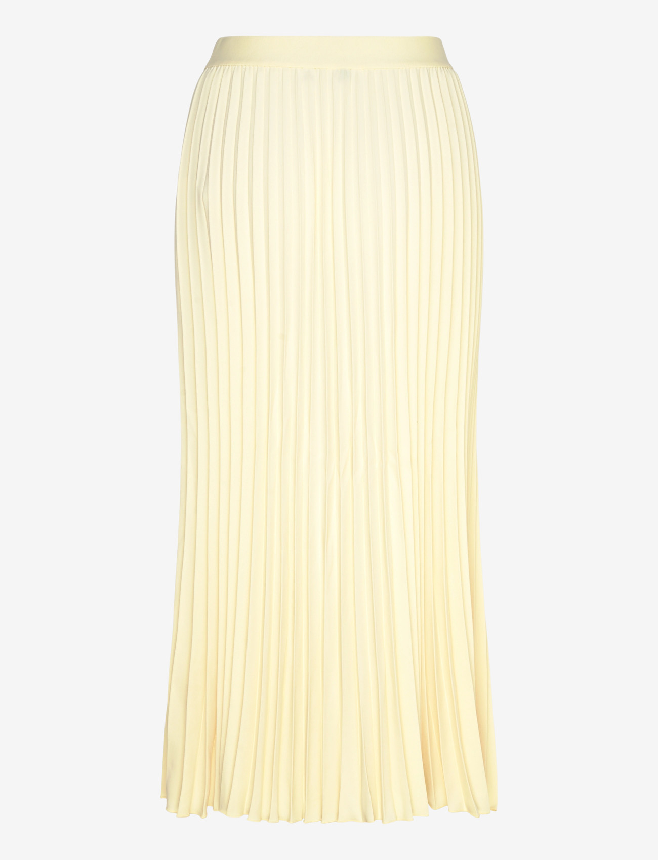 GANT - PLEATED MIDI SKIRT - plisserade kjolar - vanilla yellow - 2