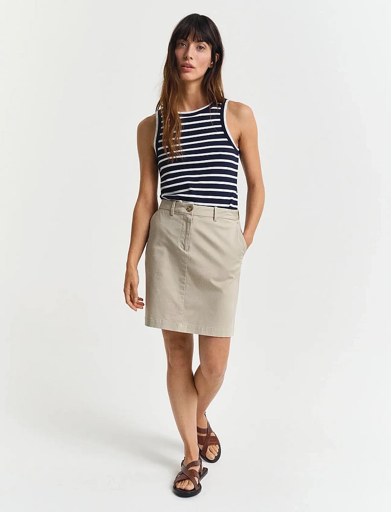 GANT - CHINO SKIRT - short skirts - dry sand - 0