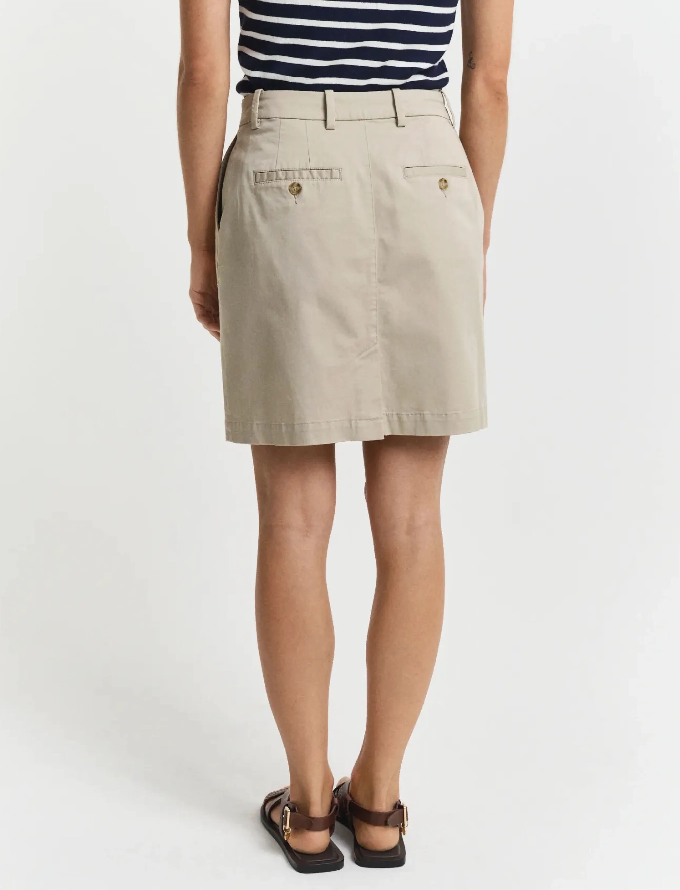 Gant - CHINO SKIRT - jupes courtes - dry sand - 3