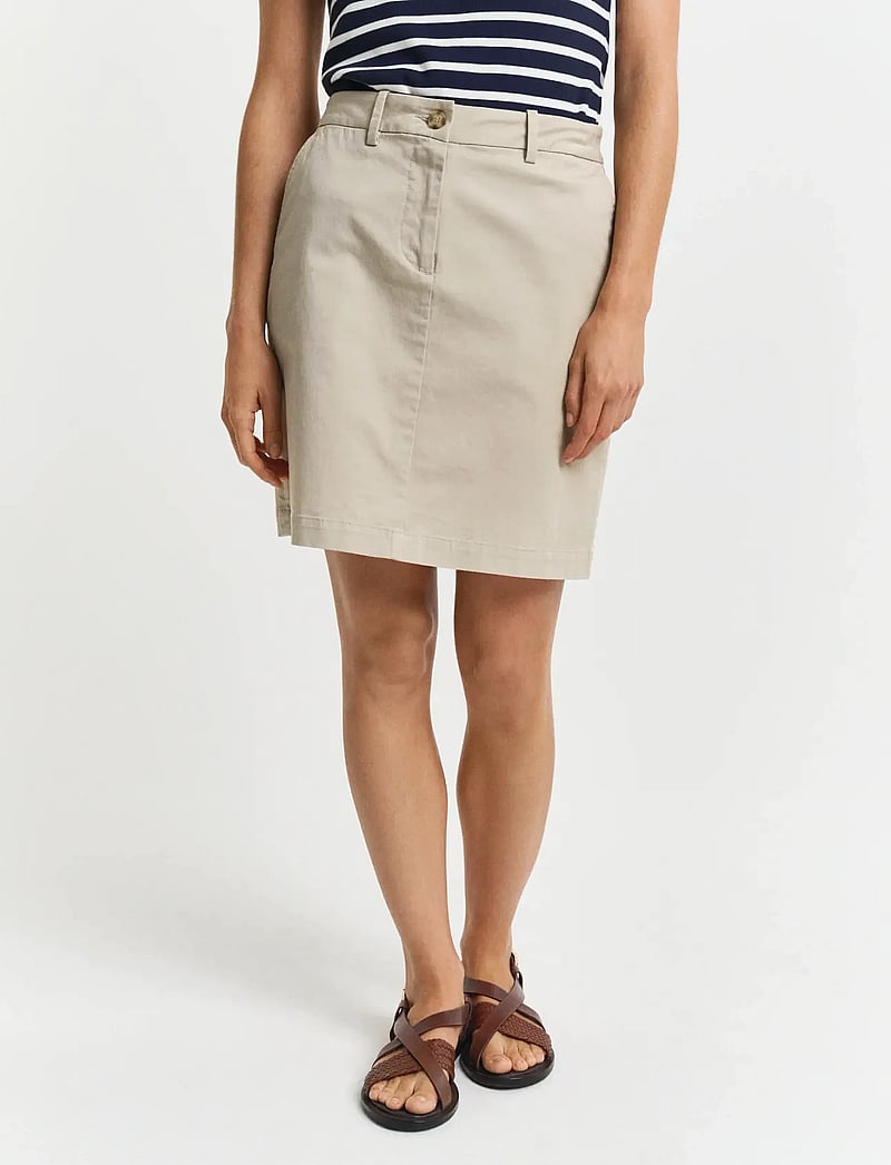GANT - CHINO SKIRT - short skirts - dry sand - 4