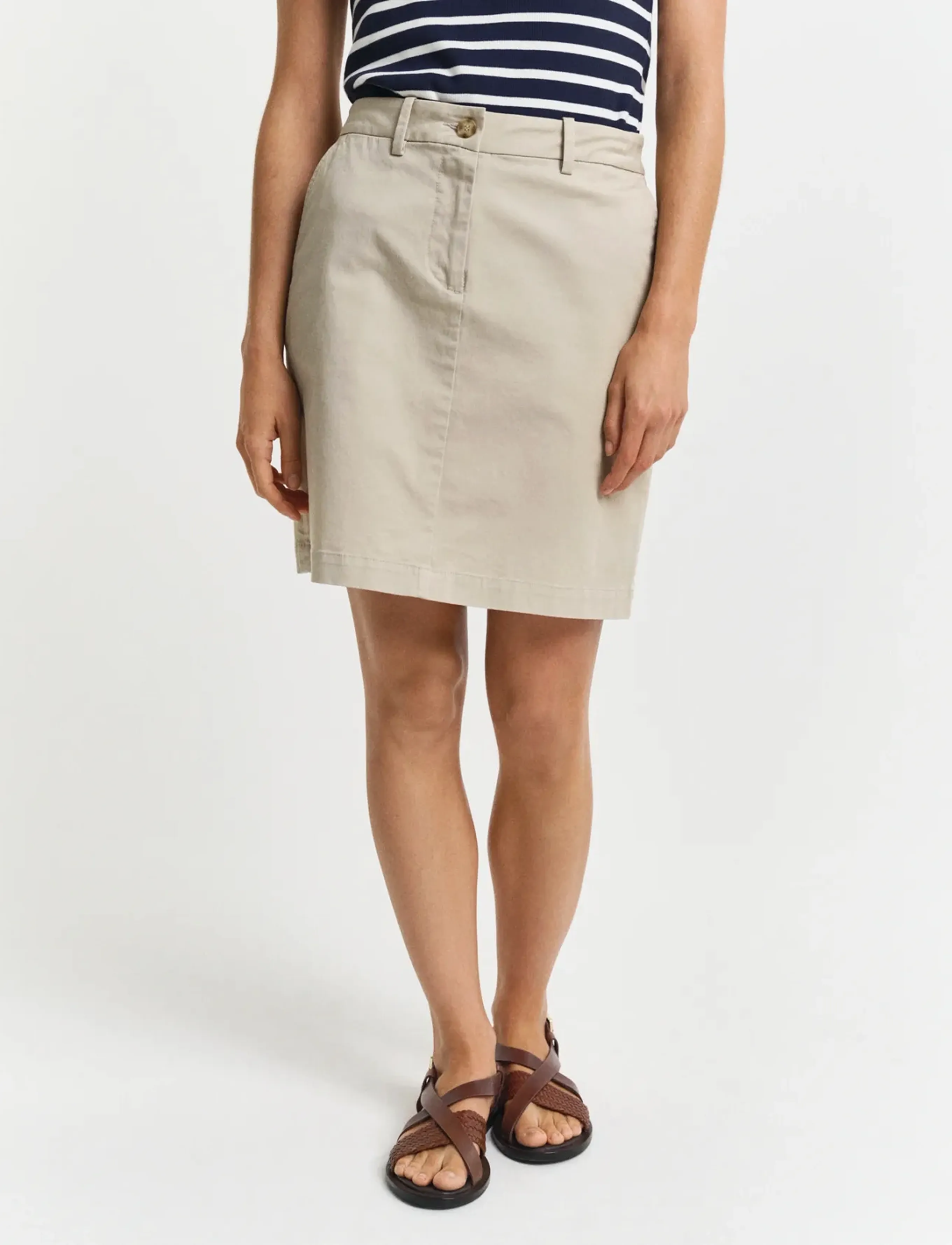 Gant - CHINO SKIRT - jupes courtes - dry sand - 4
