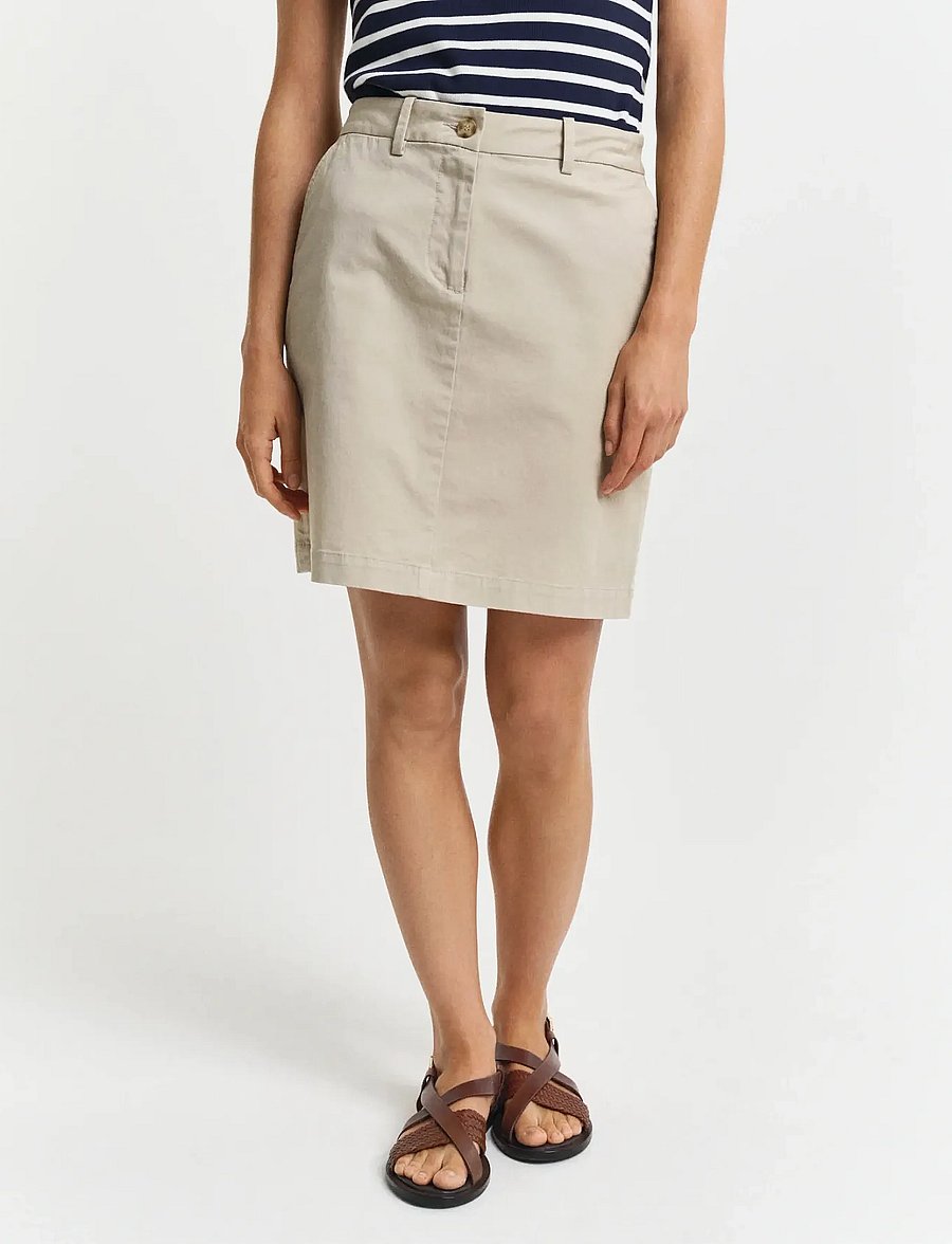 Gant - CHINO SKIRT - kurze röcke - dry sand - 4