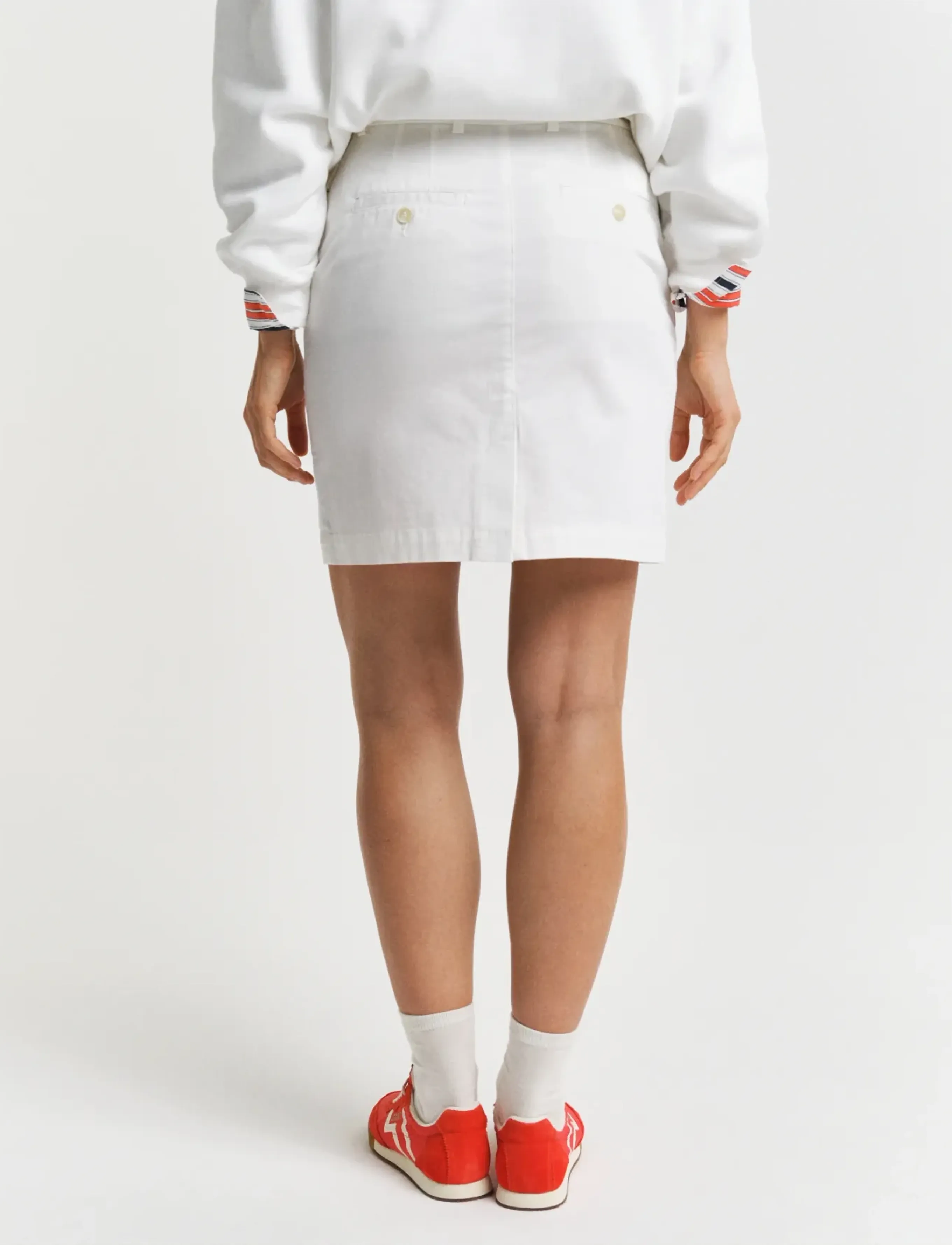 Gant - CHINO SKIRT - korte nederdele - eggshell - 3