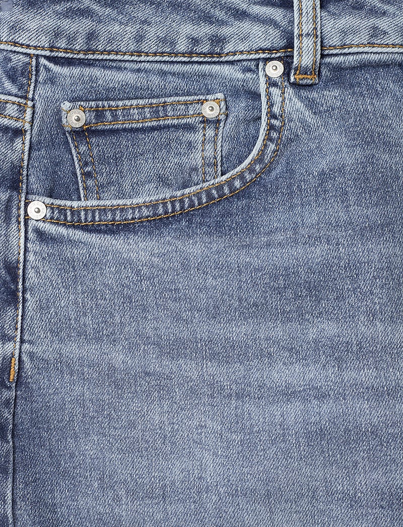 Gant - MIDI DENIM SKIRT - spijkerrokken - mid blue broken in - 5