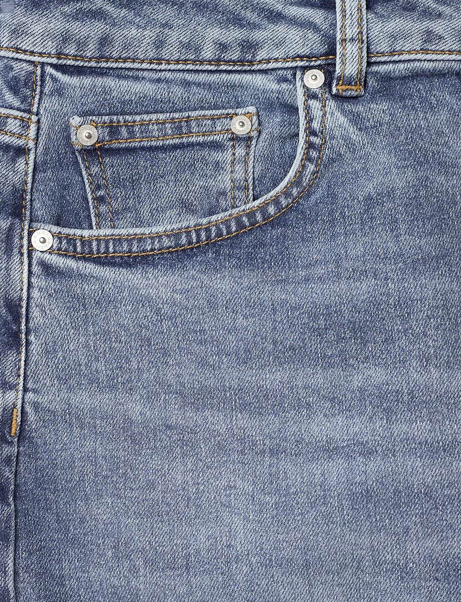 Gant - MIDI DENIM SKIRT - jeansröcke - mid blue broken in - 5