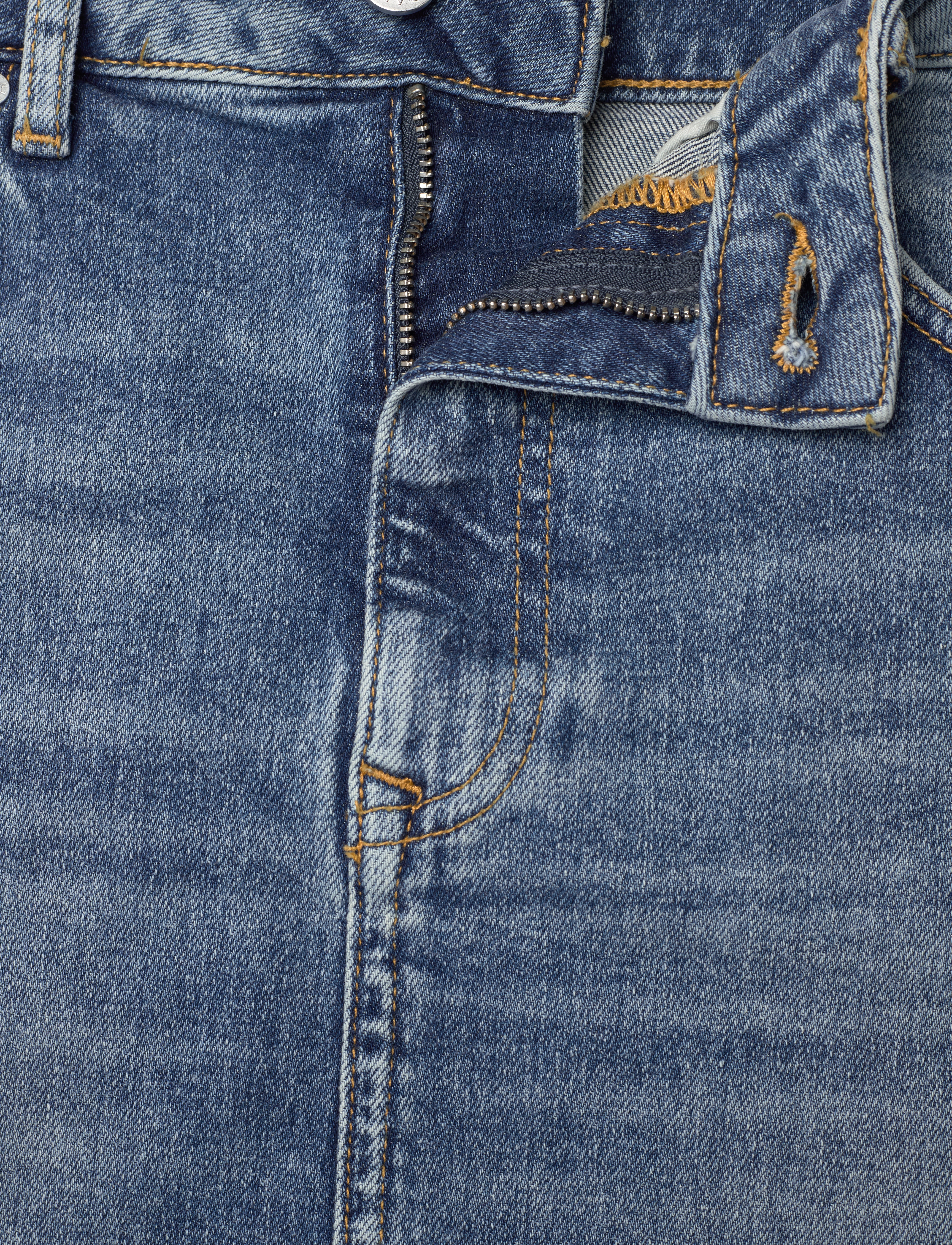 Gant - SHORT DENIM SKIRT - mid blue broken in - 3