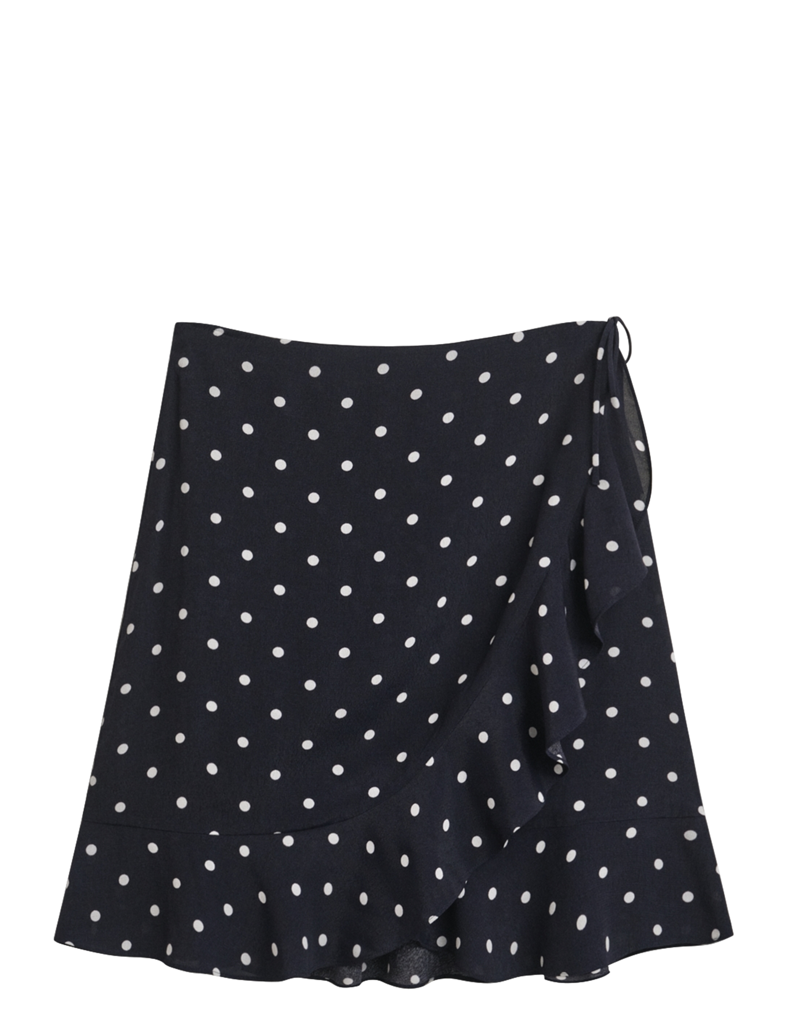 Gant DOT PRINT FRILL SKIRT - Tøj - EVENING BLUE / navy