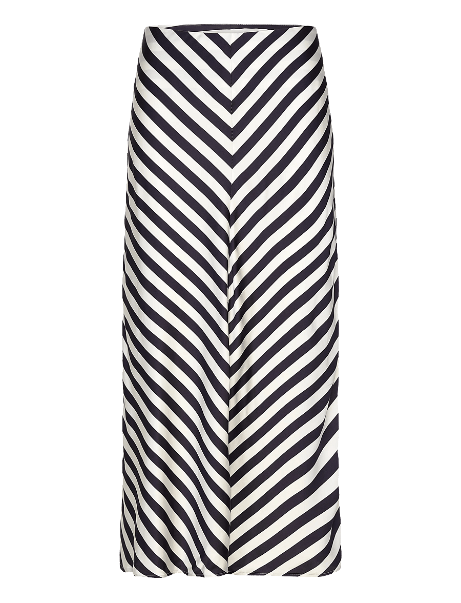 Gant - CHEVRON STRIPED SKIRT - midi nederdele - evening blue - 1