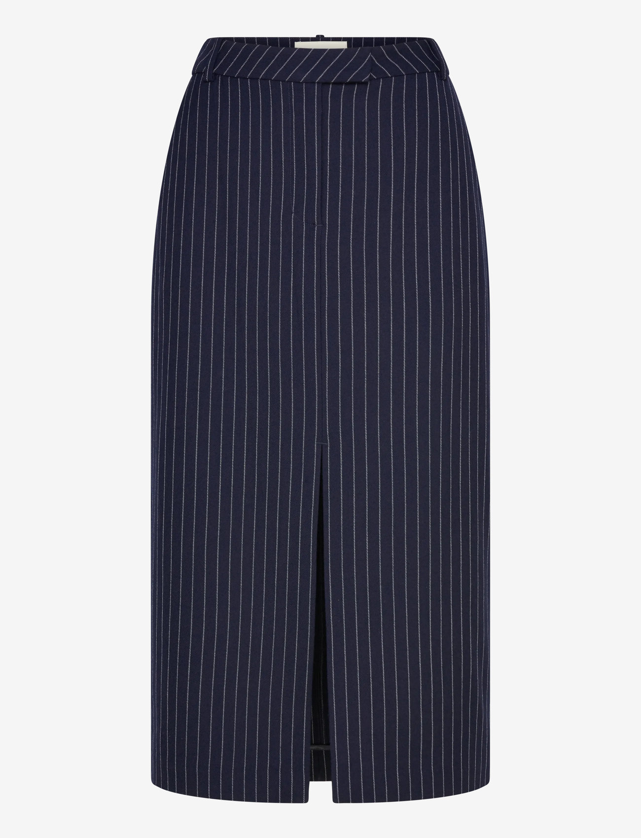 GANT - PINSTRIPE MIDI SKIRT - midi kjolar - evening blue - 1