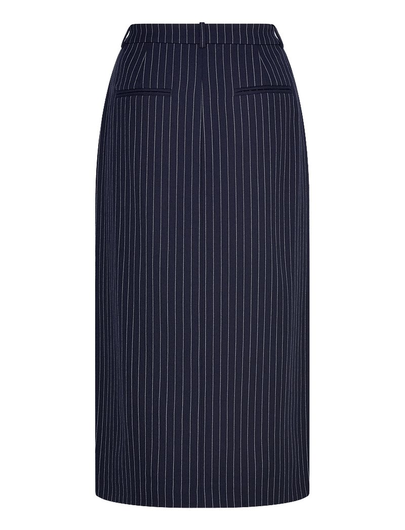 GANT - PINSTRIPE MIDI SKIRT - midi kjolar - evening blue - 2