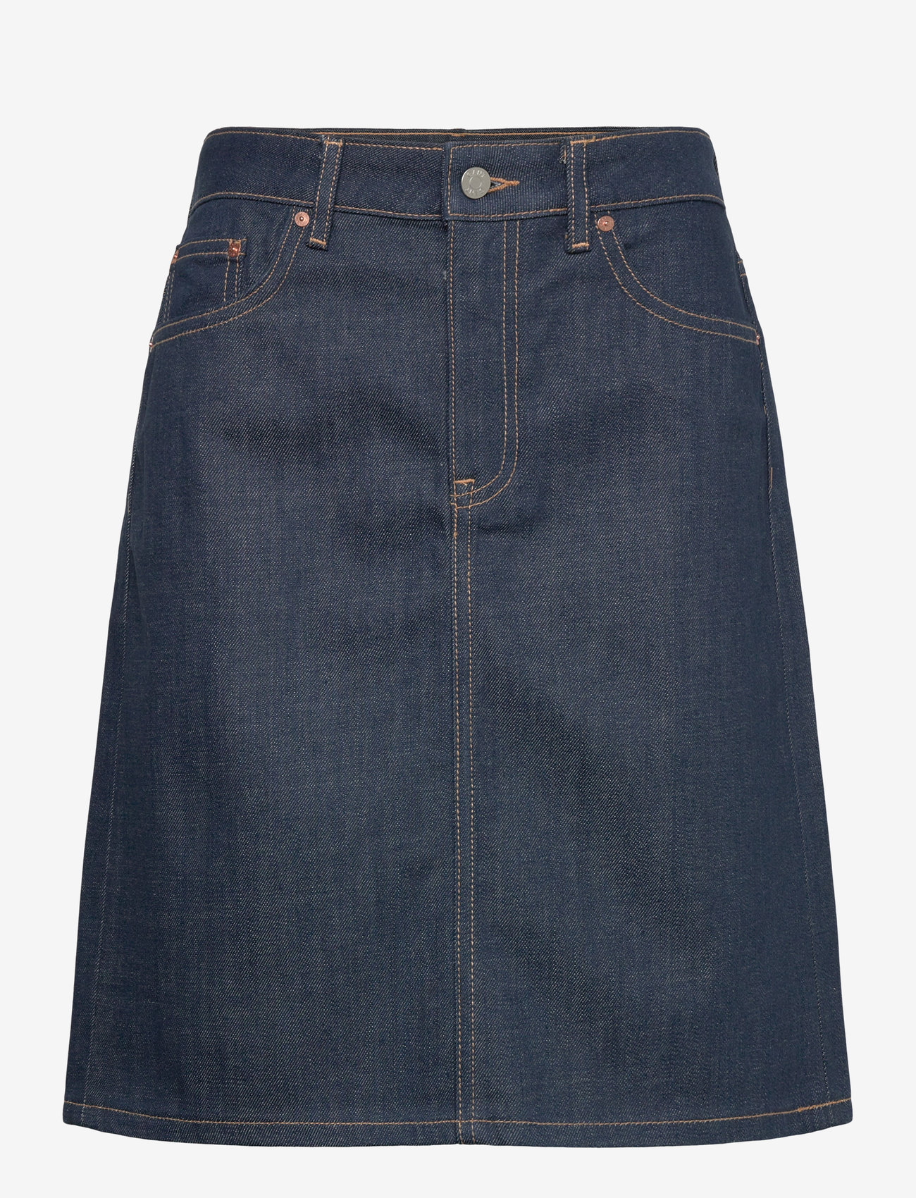 GANT - DENIM SKIRT - denimnederdele - mid blue - 1