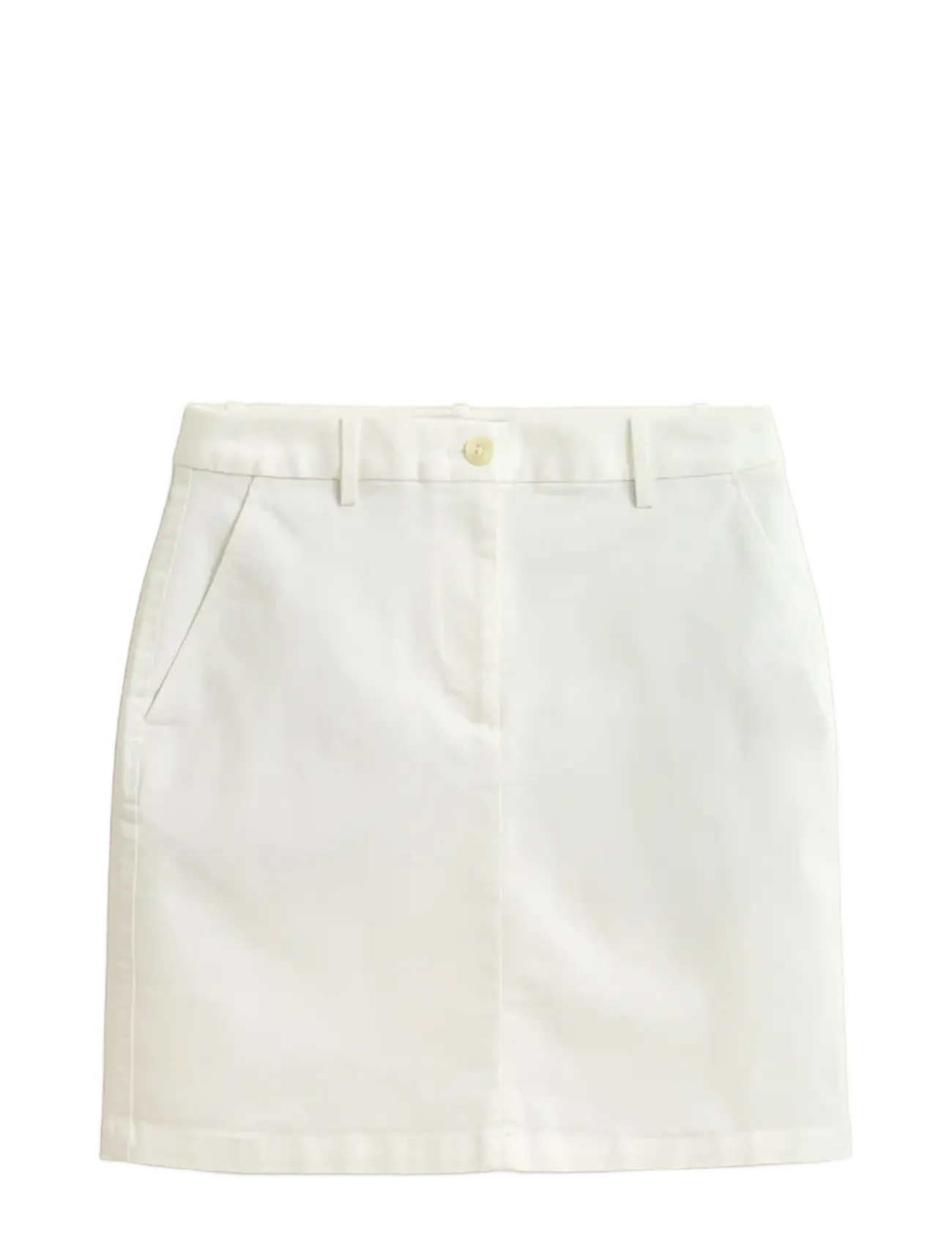 Gant CHINO SKIRT - Seelikud - EGGSHELL / white
