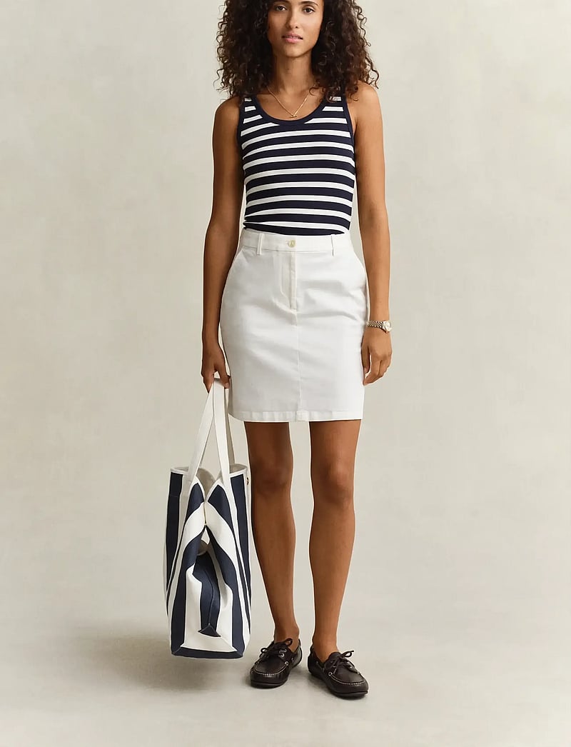 GANT - CHINO SKIRT - miniseelikud - eggshell - 4