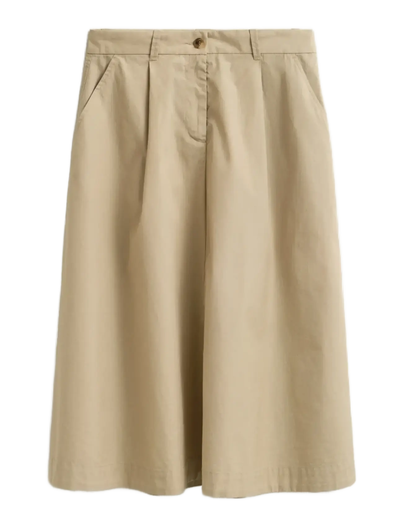 Gant LIGHTWEIGHT PLEATED CHINO SKIRT - Nederdele - OAT BEIGE / beige