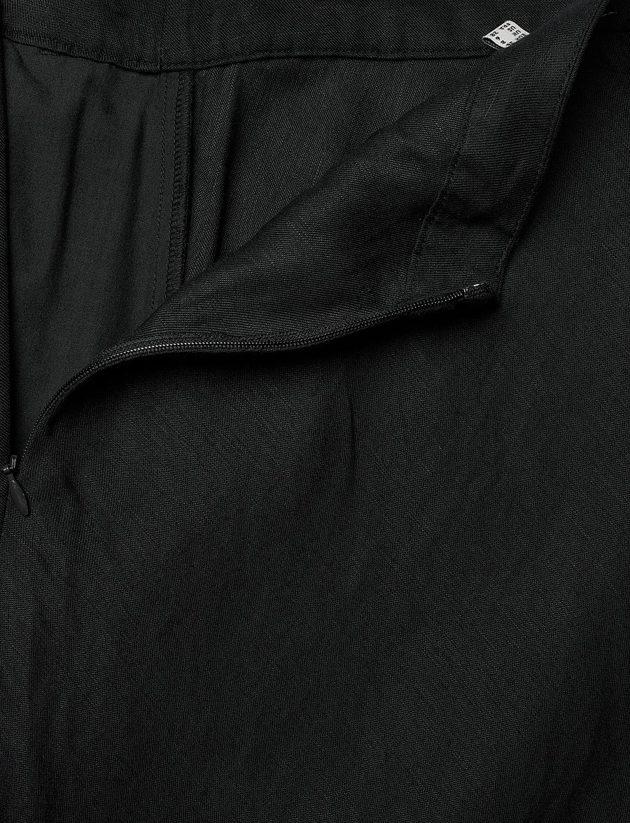 Gant - FLARED LINEN BLEND SKIRT - midi-röcke - black - 3