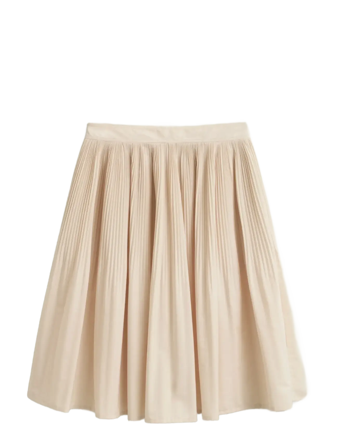 Gant CTN PLEATED SKIRT - Nederdele - CREAMED WHITE / beige