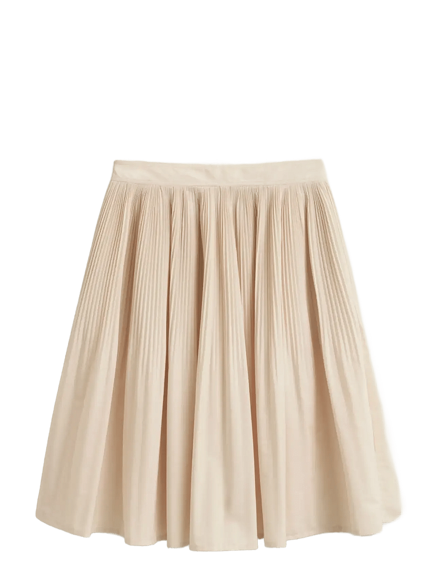 Gant - CTN PLEATED SKIRT - faltenröcke - creamed white - 1