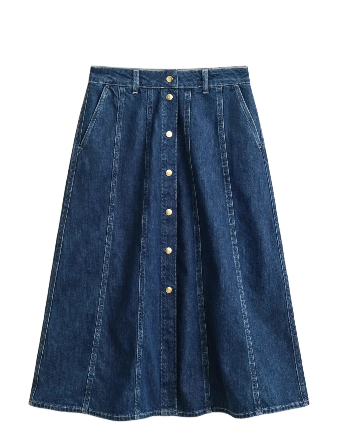 GANT Flared Denim Rock Blau - 42 - Damen