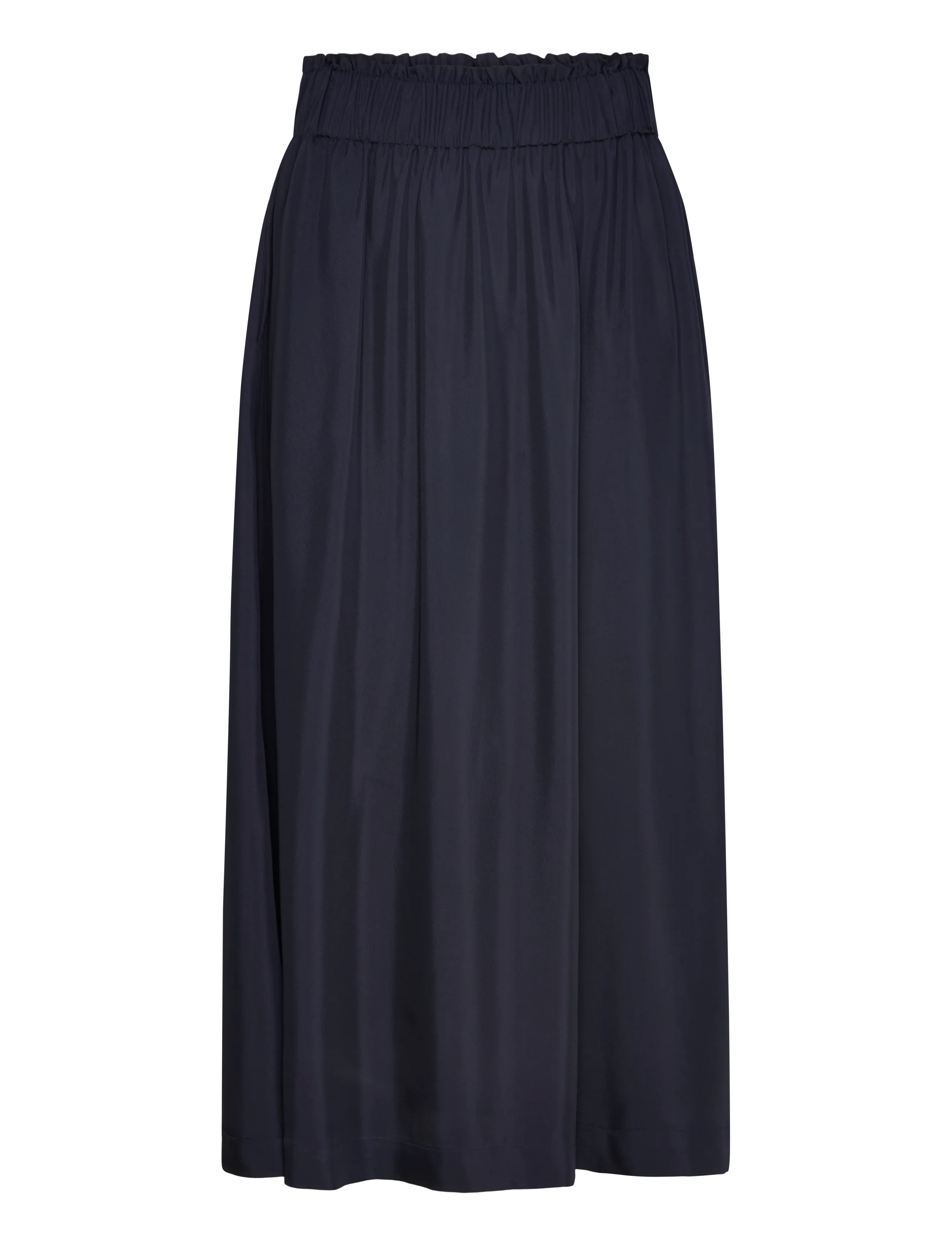 Gant FLUID TWILL PULL-ON MIDI SKIRT - Transitional Layering - EVENING BLUE / navy