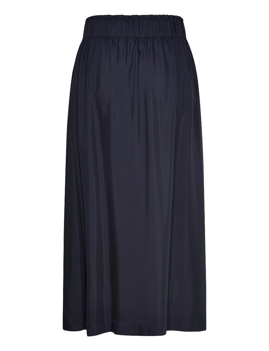 Gant - FLUID TWILL PULL-ON MIDI SKIRT - midi-röcke - evening blue - 2