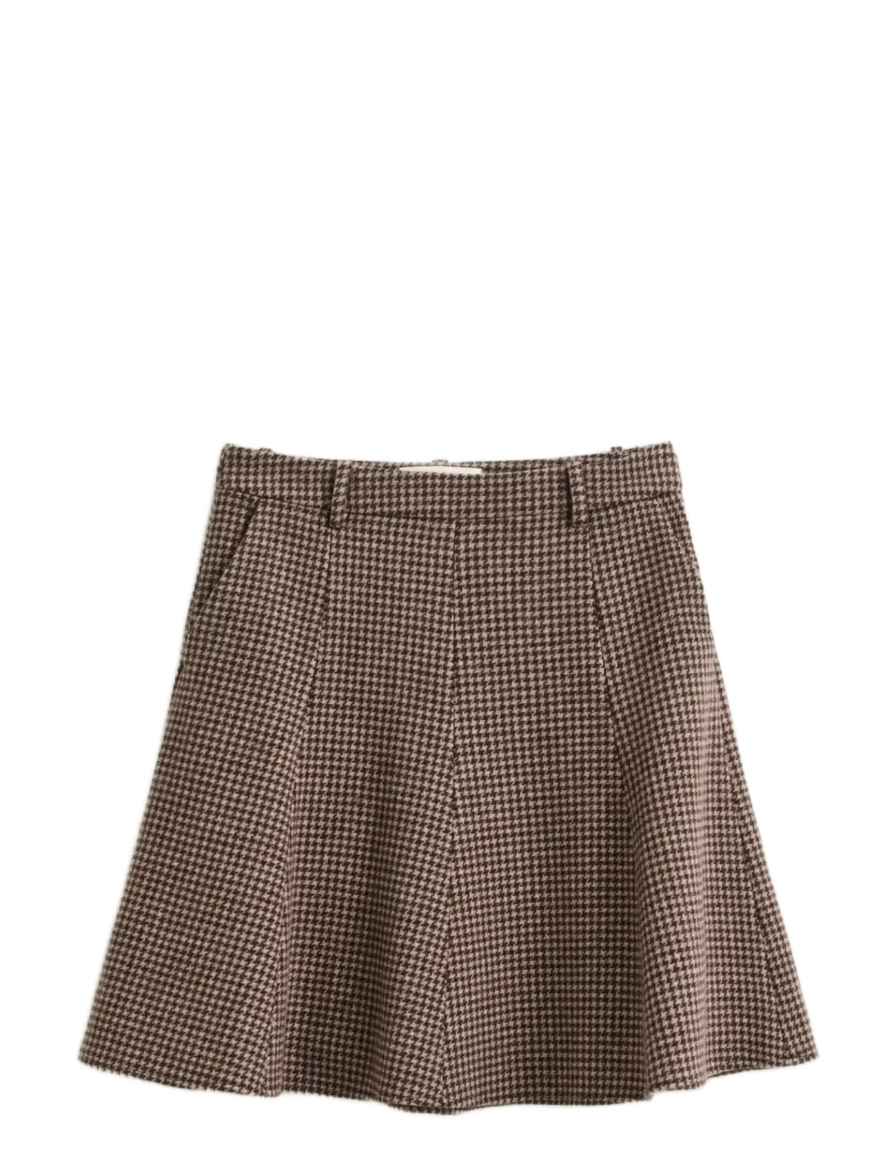 Houndstooth Flare Skirt
