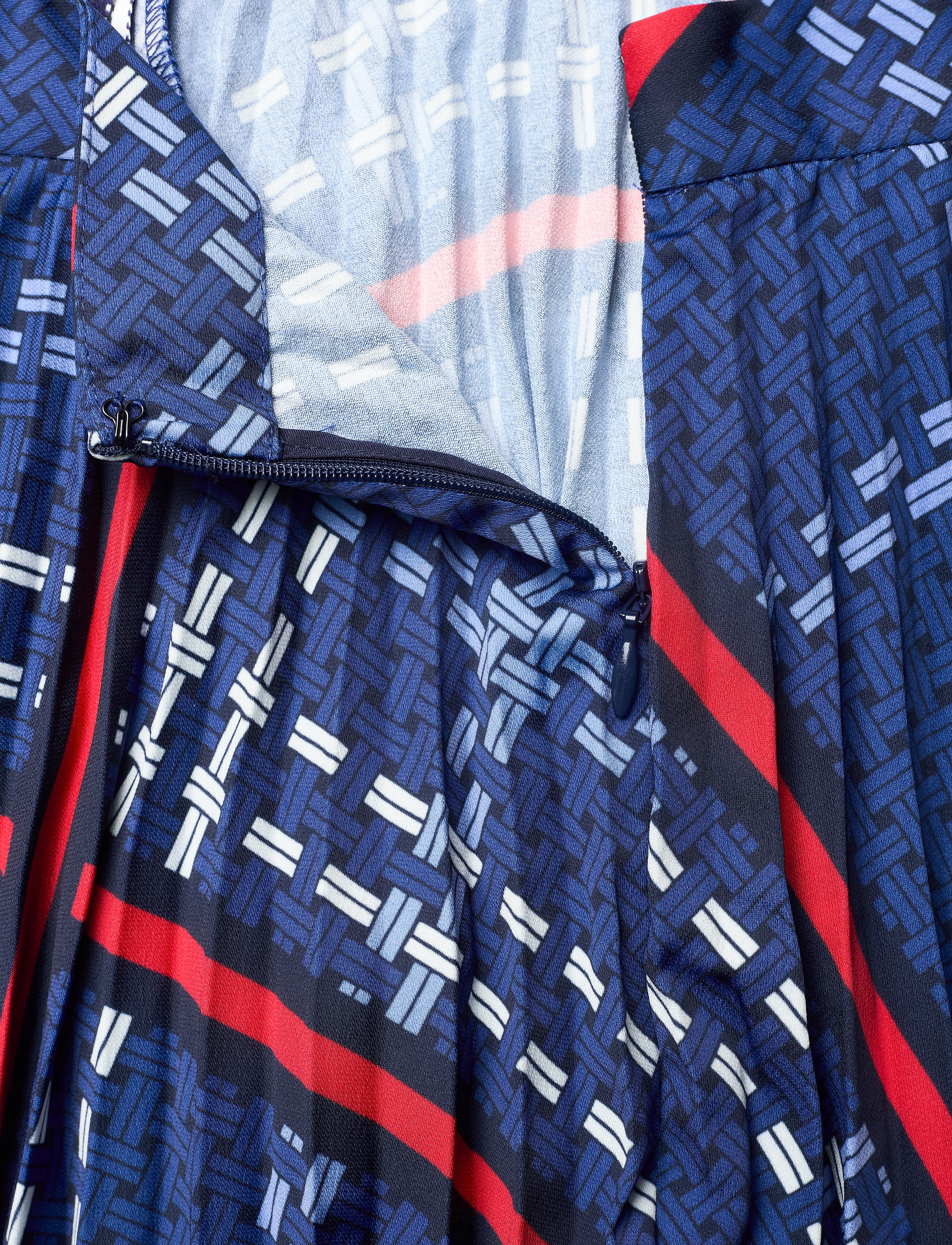 GANT - D1. SIGNATURE WEAVE PLEATED SKIRT - crisp blue - 2