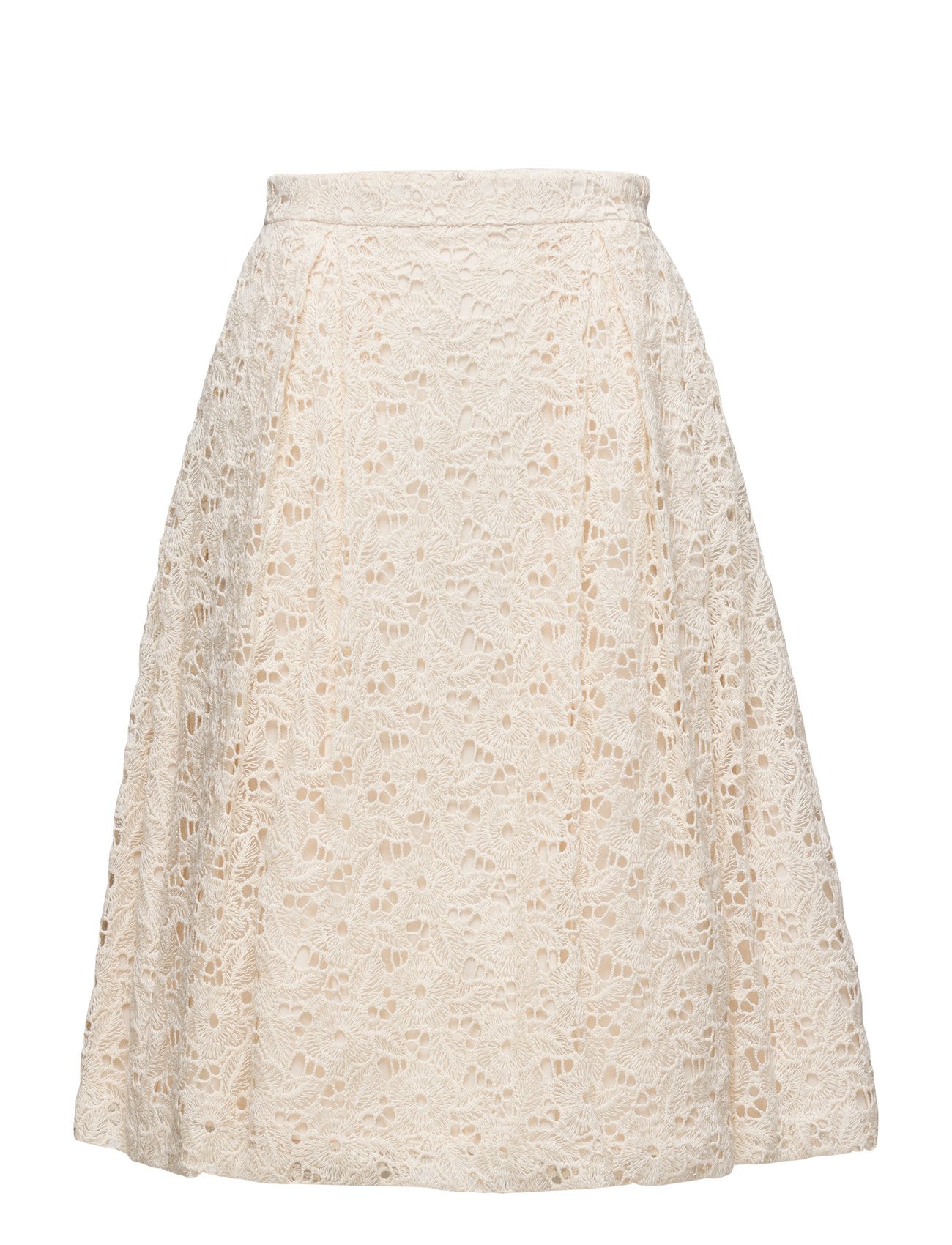 GANT - E. THE MACRAME LACE SKIRT - cream - 2