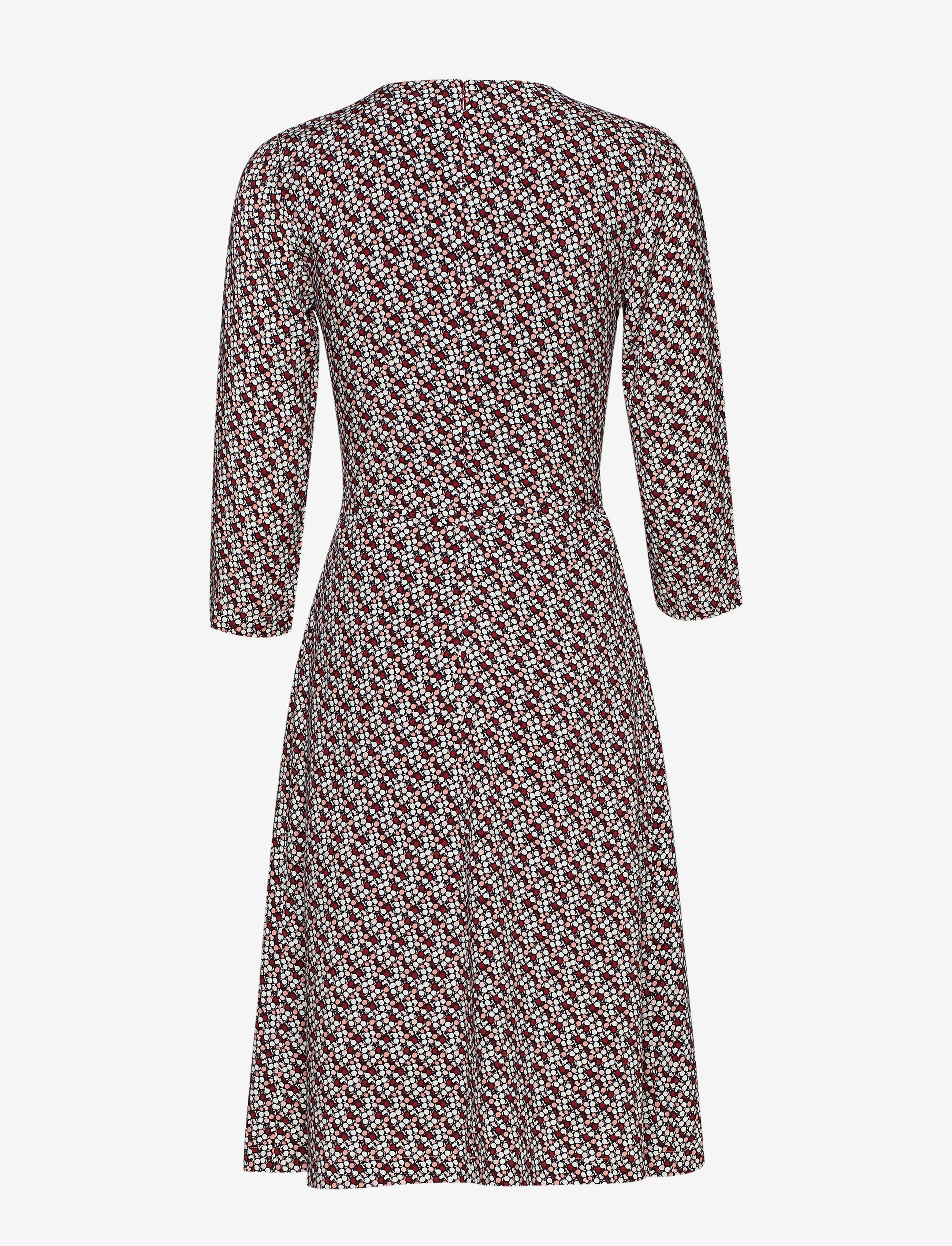GANT - D1. AUTUMN PRINT DRESS - mahogny red - 1