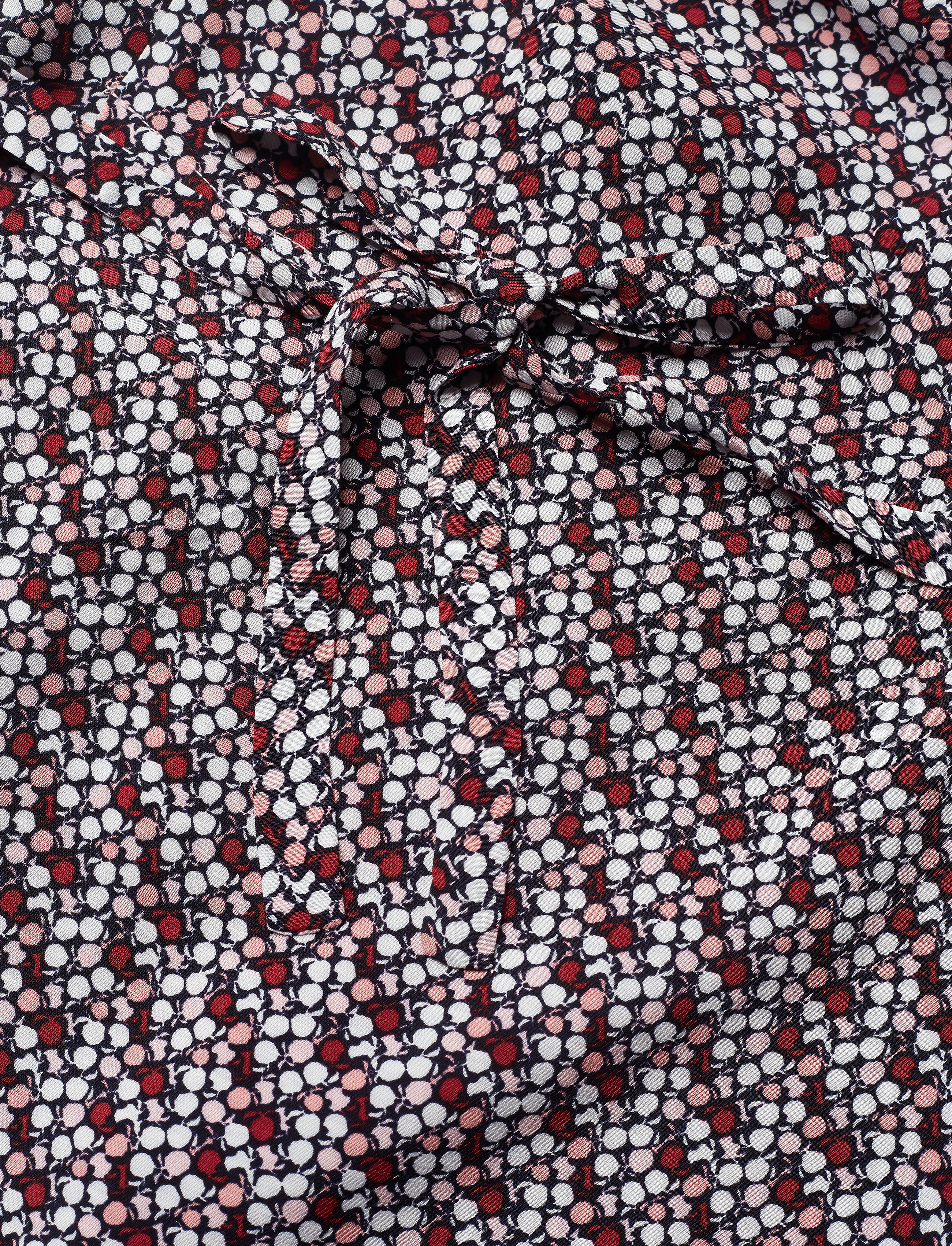 GANT - D1. AUTUMN PRINT DRESS - mahogny red - 3