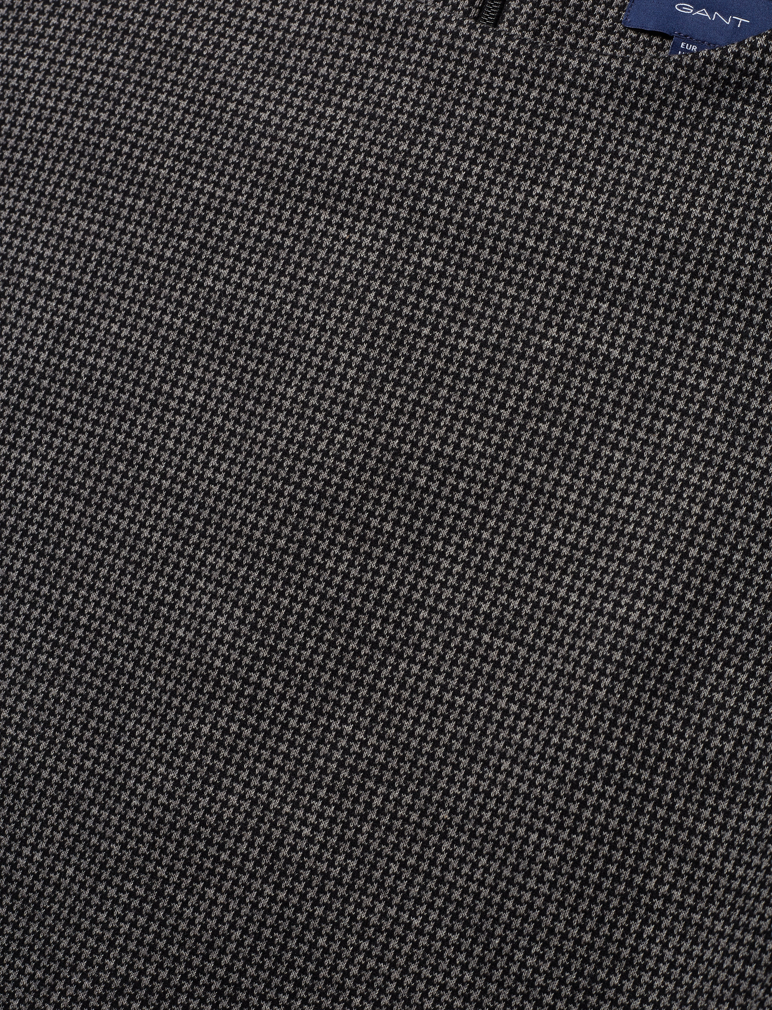 GANT - D1. DOGTOOTH JERSEY CL SHIFT DRESS - dark grey melange - 2